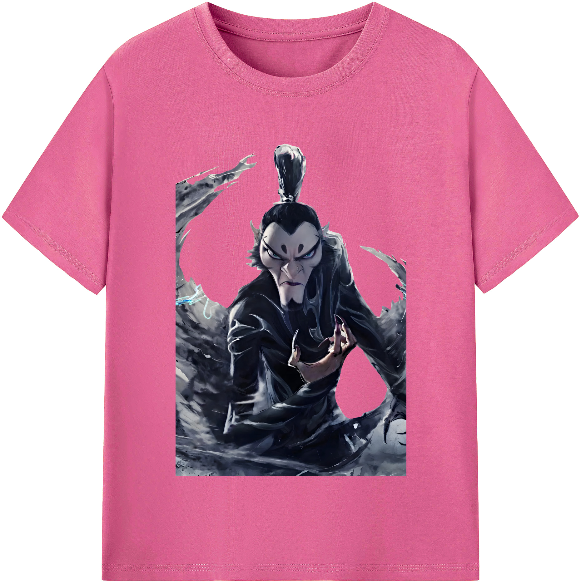 （画像用） Ne Zha 2 ナタ 魔童の大暴れ レディースカジュアルプリントTシャツ（綿100％）