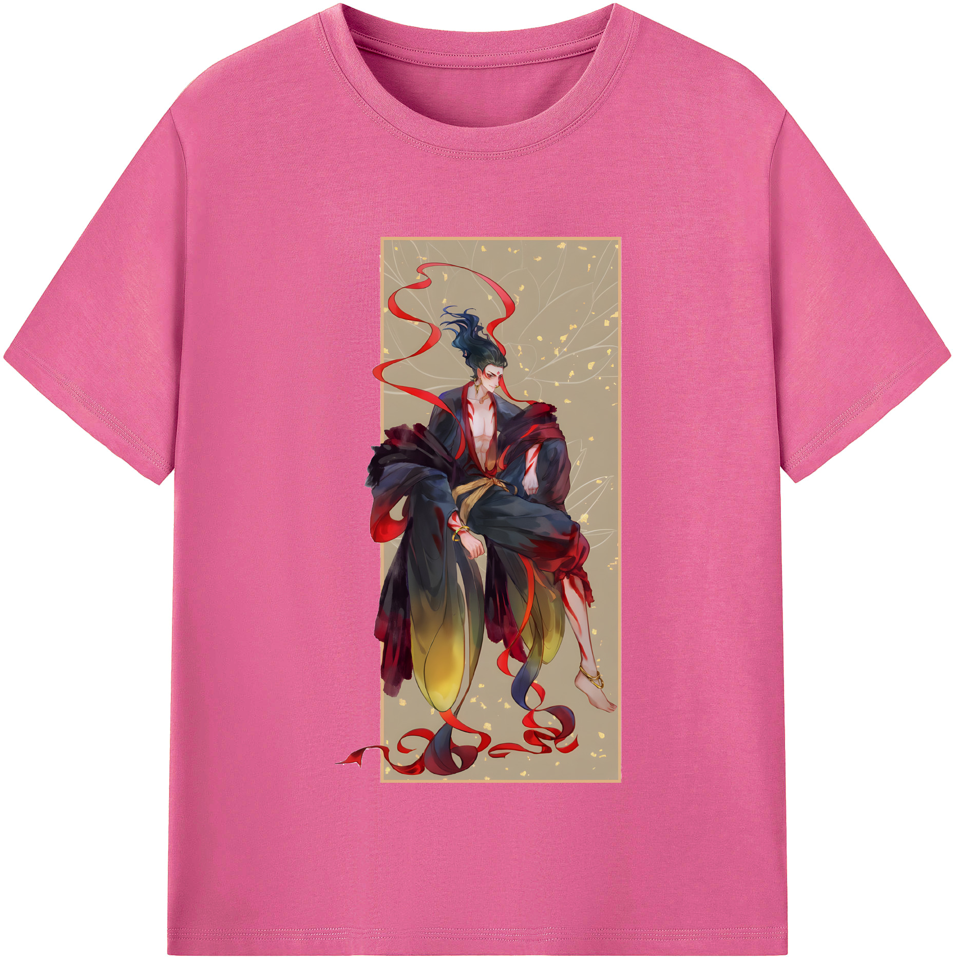 （画像用） Ne Zha 2 ナタ 魔童の大暴れ レディースカジュアルプリントTシャツ（綿100％）