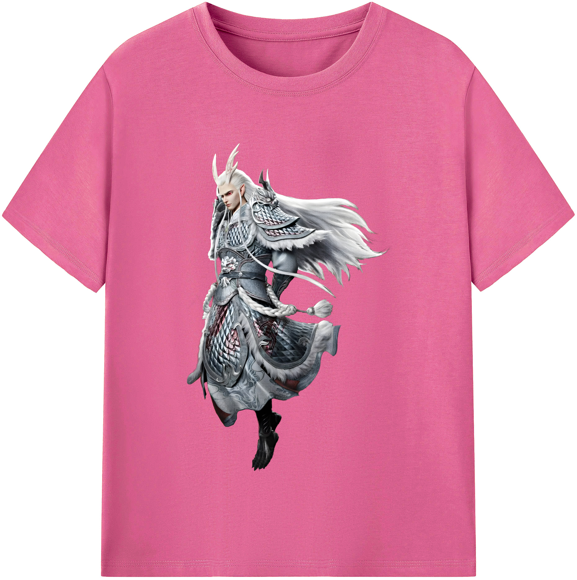 （画像用） Ne Zha 2 ナタ 魔童の大暴れ レディースカジュアルプリントTシャツ（綿100％）