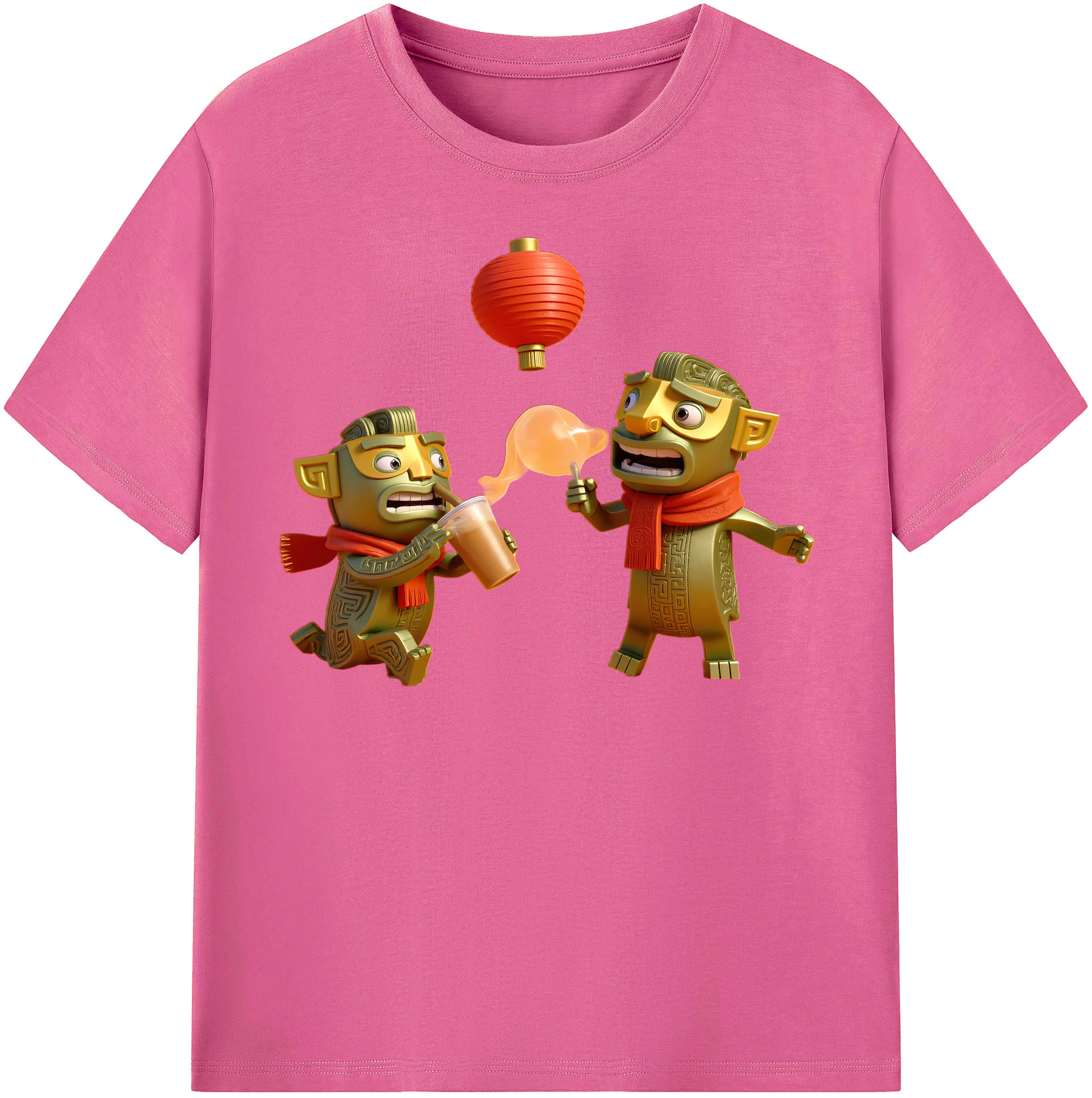 （画像用） Ne Zha 2 ナタ 魔童の大暴れ レディースカジュアルプリントTシャツ（綿100％）