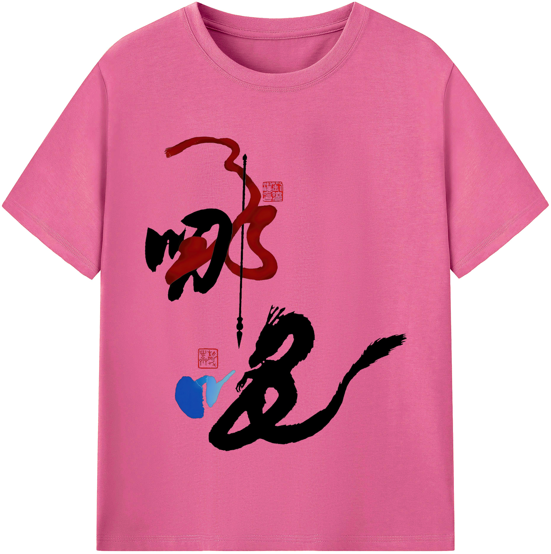 （画像用） Ne Zha 2 ナタ 魔童の大暴れ レディースカジュアルプリントTシャツ（綿100％）
