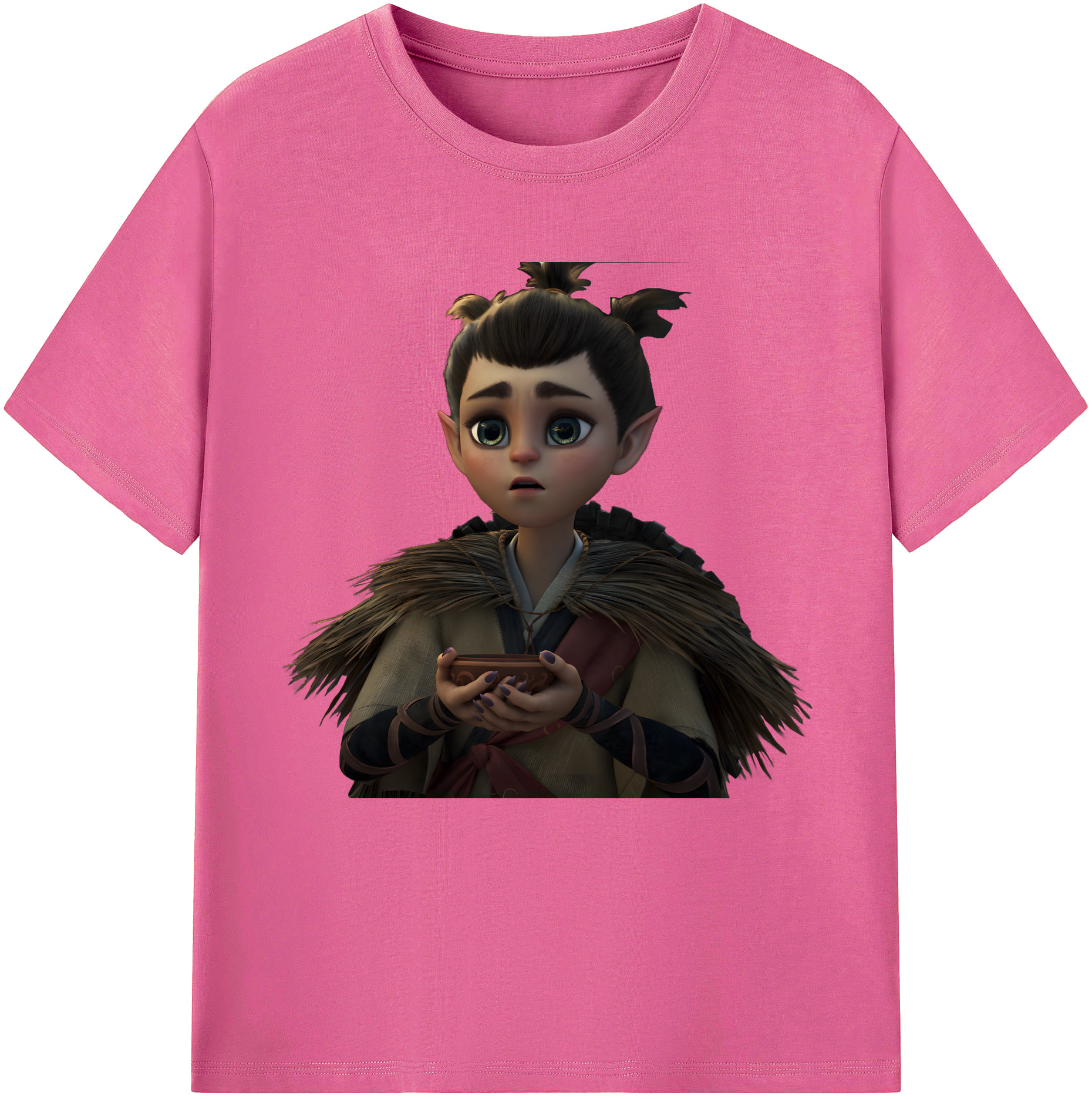 （画像用） Ne Zha 2 ナタ 魔童の大暴れ レディースカジュアルプリントTシャツ（綿100％）