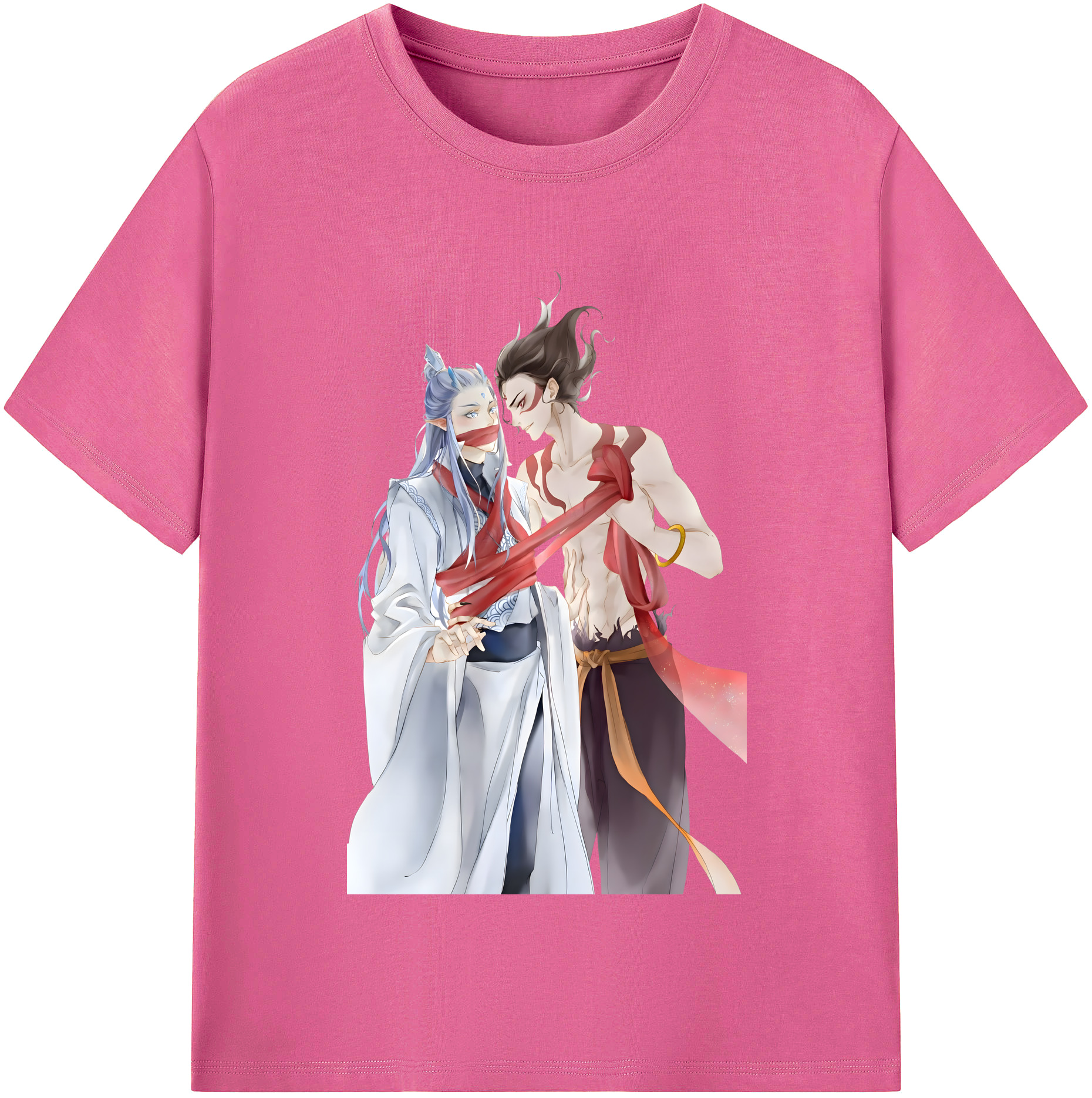 （画像用） Ne Zha 2 ナタ 魔童の大暴れ レディースカジュアルプリントTシャツ（綿100％）