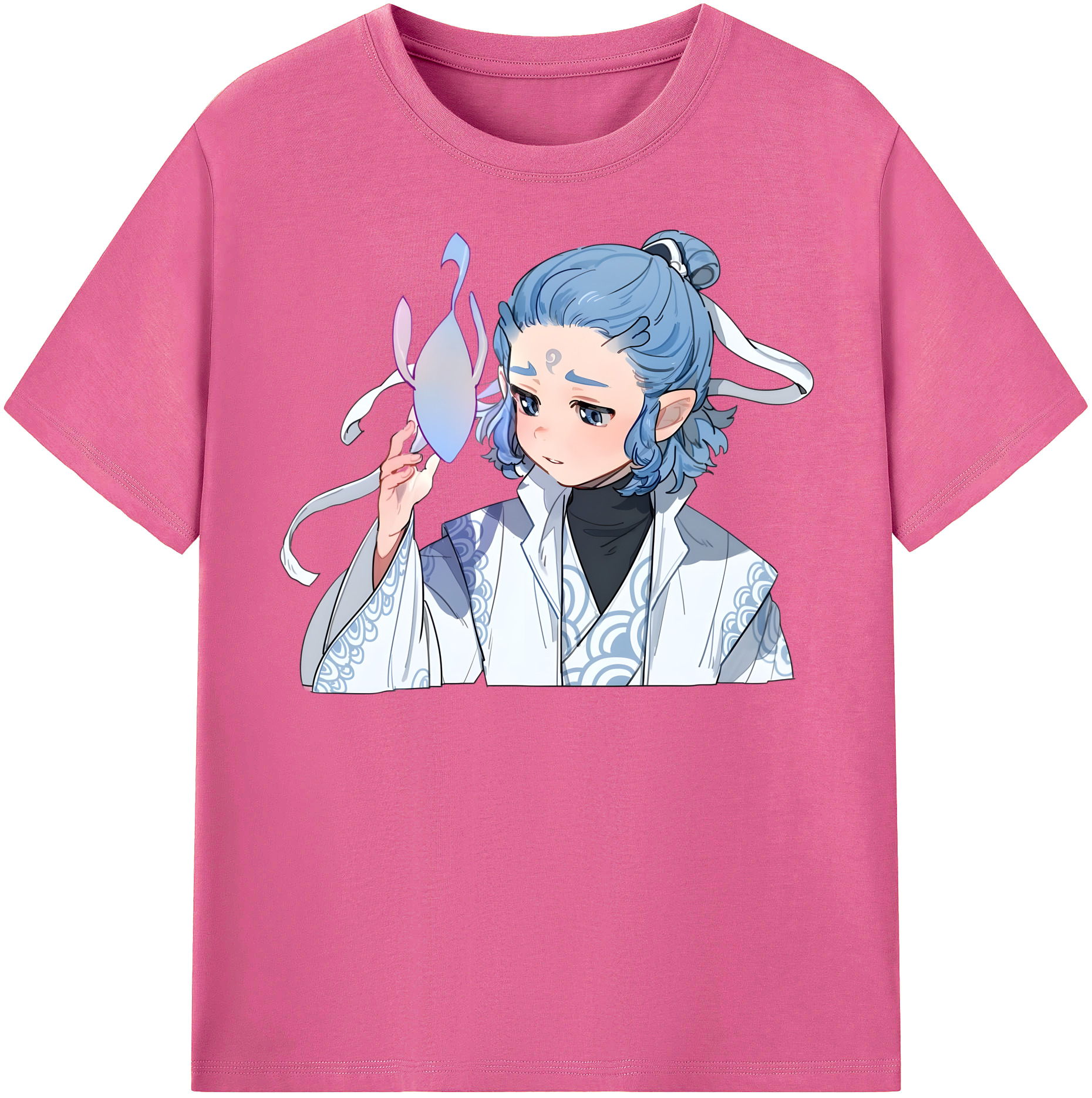（画像用） Ne Zha 2 ナタ 魔童の大暴れ レディースカジュアルプリントTシャツ（綿100％）