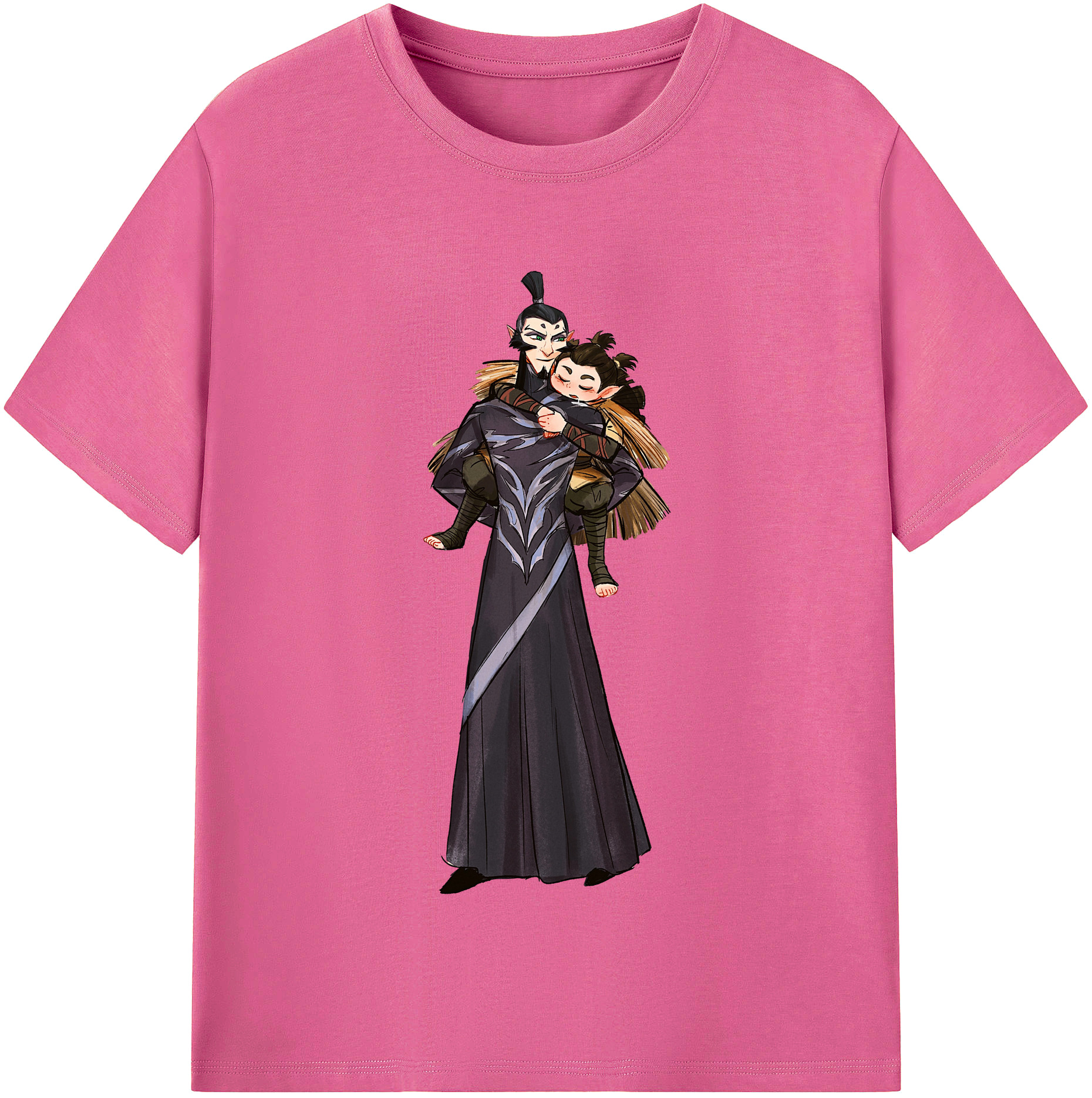 （画像用） Ne Zha 2 ナタ 魔童の大暴れ レディースカジュアルプリントTシャツ（綿100％）