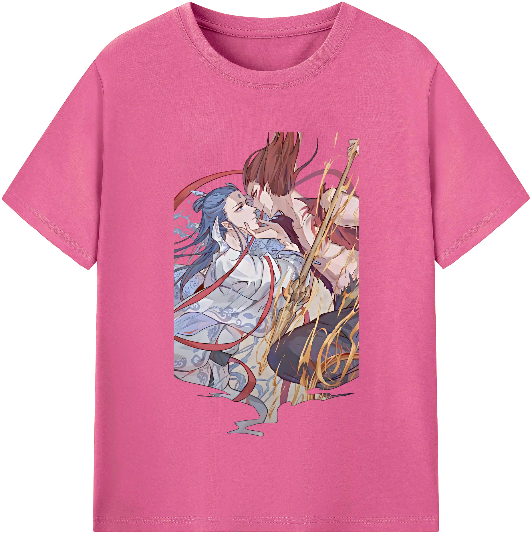 （画像用） Ne Zha 2 ナタ 魔童の大暴れ レディースカジュアルプリントTシャツ（綿100％）