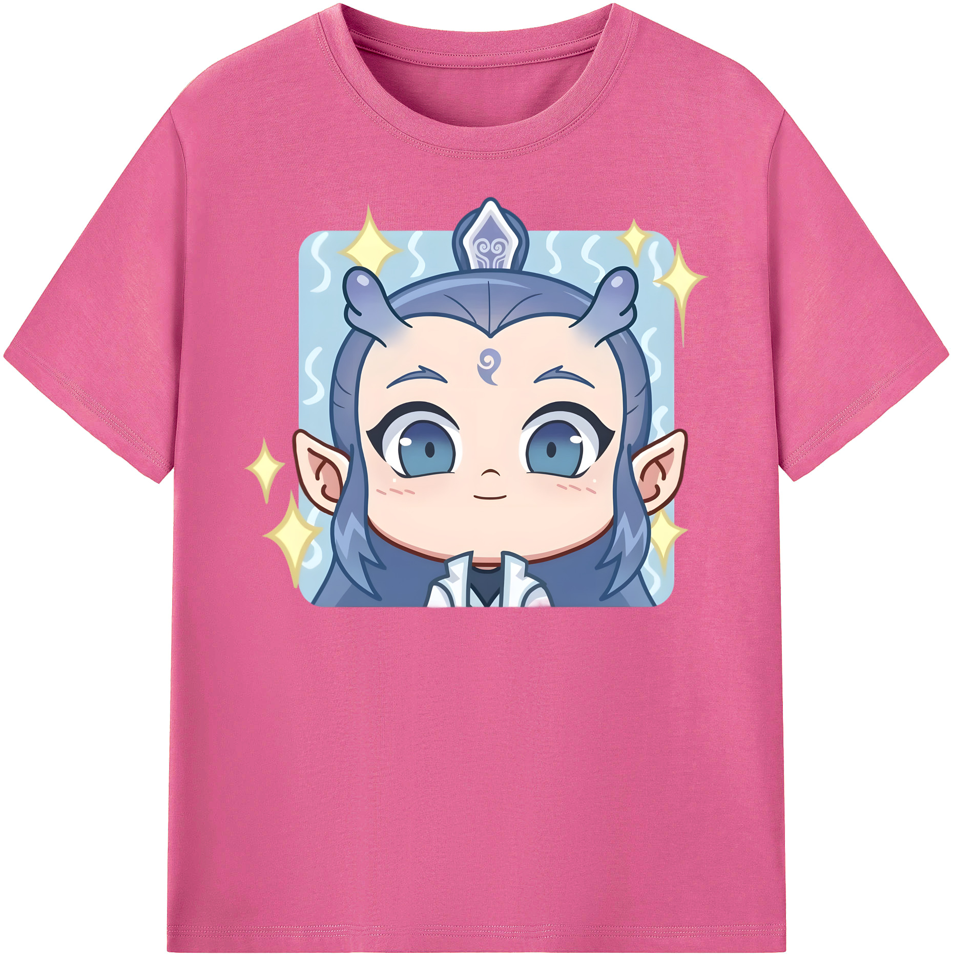 （画像用） Ne Zha 2 ナタ 魔童の大暴れ レディースカジュアルプリントTシャツ（綿100％）