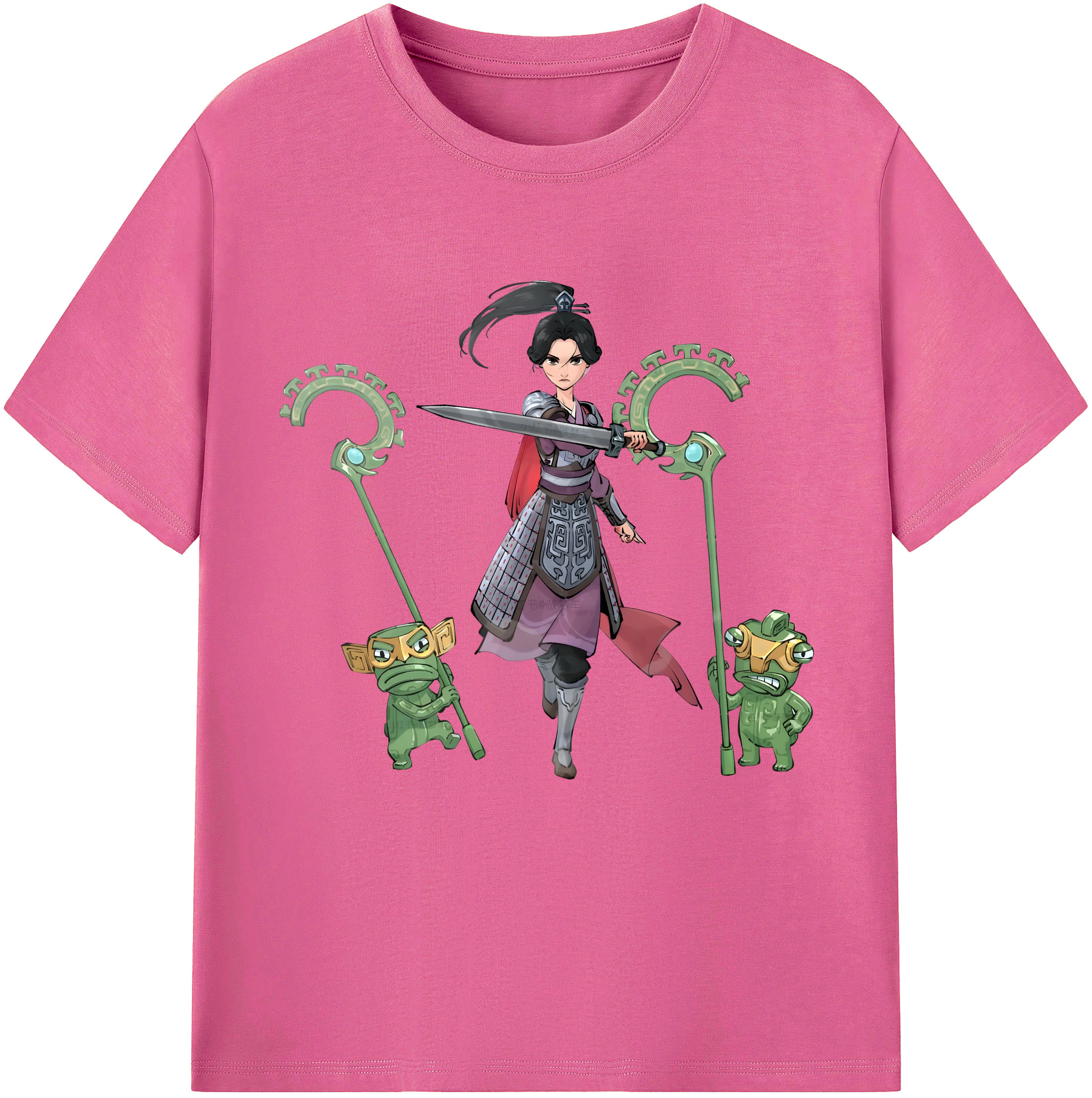 （画像用） Ne Zha 2 ナタ 魔童の大暴れ レディースカジュアルプリントTシャツ（綿100％）