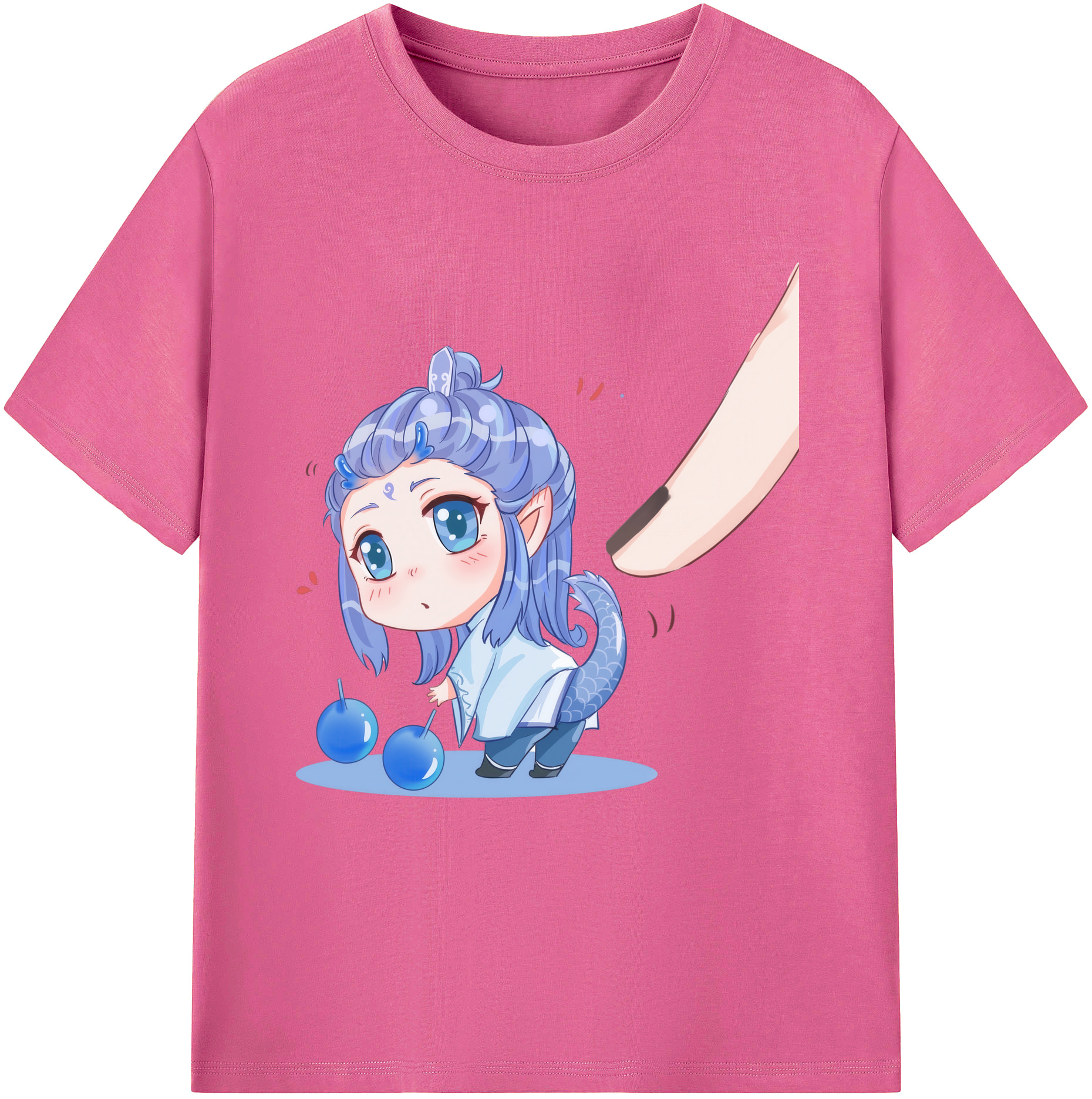 （画像用） Ne Zha 2 ナタ 魔童の大暴れ レディースカジュアルプリントTシャツ（綿100％）