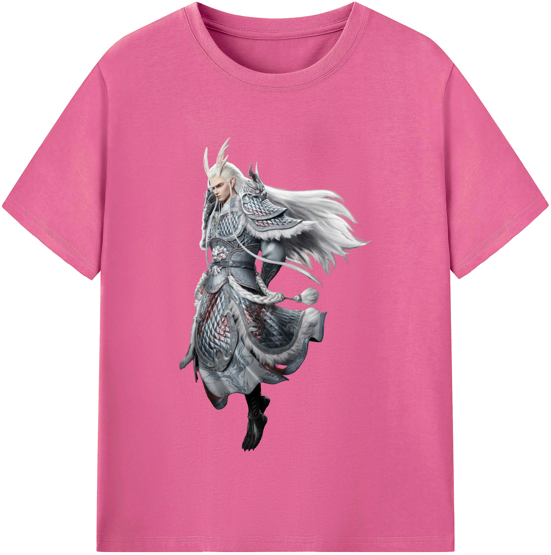 （画像用） Ne Zha 2 ナタ 魔童の大暴れ レディースカジュアルプリントTシャツ（綿100％）