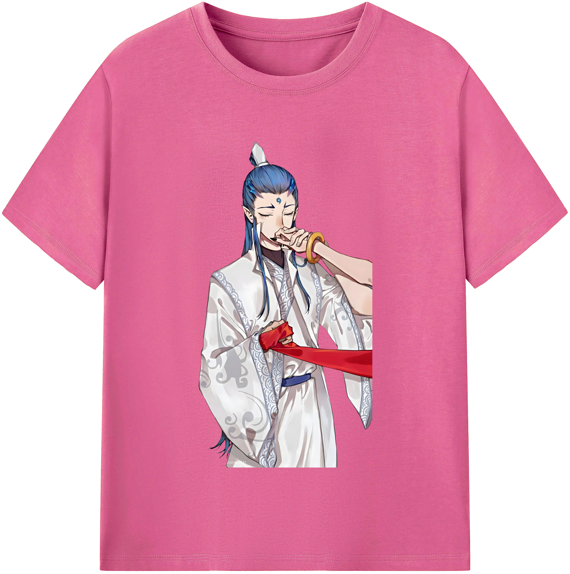 （画像用） Ne Zha 2 ナタ 魔童の大暴れ レディースカジュアルプリントTシャツ（綿100％）
