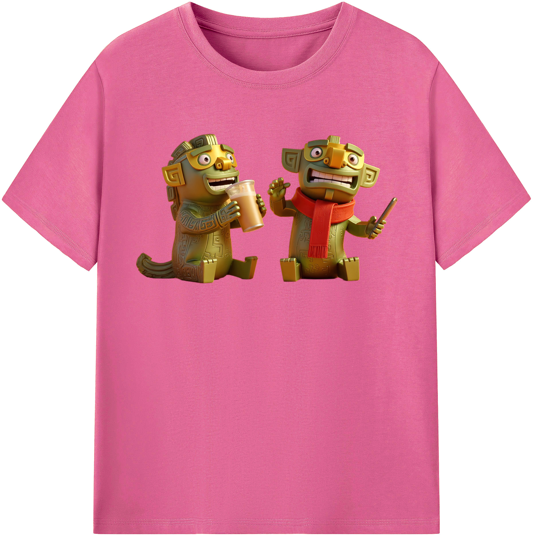 （画像用） Ne Zha 2 ナタ 魔童の大暴れ レディースカジュアルプリントTシャツ（綿100％）