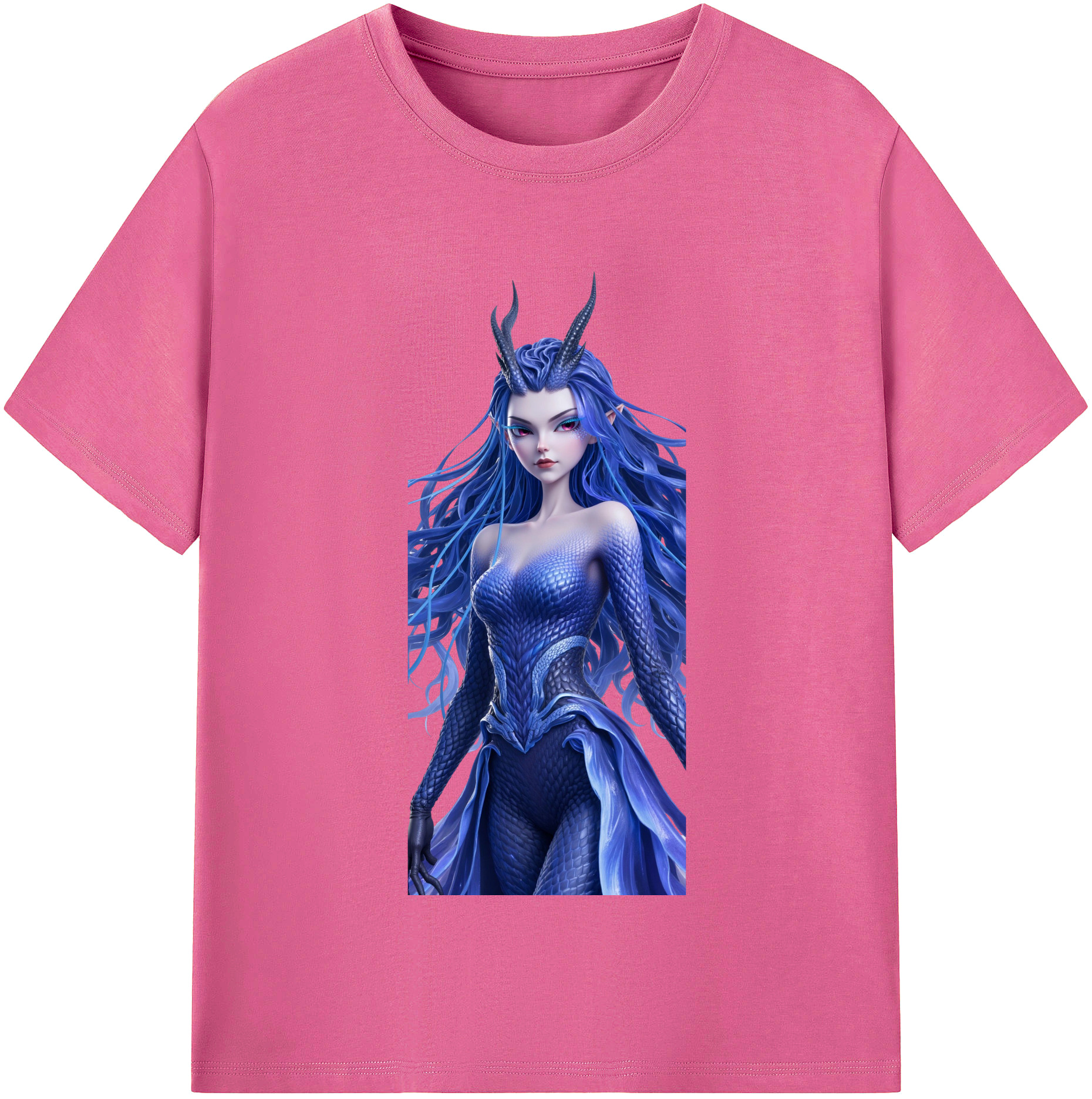 （画像用） Ne Zha 2 ナタ 魔童の大暴れ レディースカジュアルプリントTシャツ（綿100％）