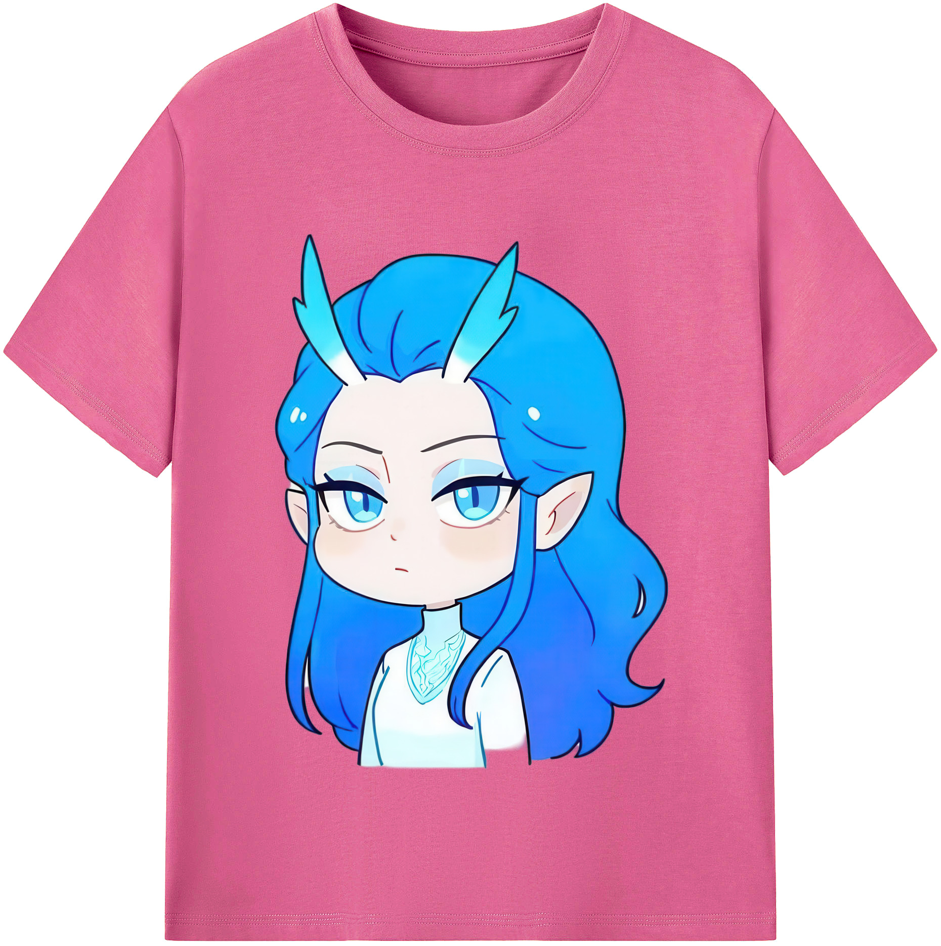 （画像用） Ne Zha 2 ナタ 魔童の大暴れ レディースカジュアルプリントTシャツ（綿100％）