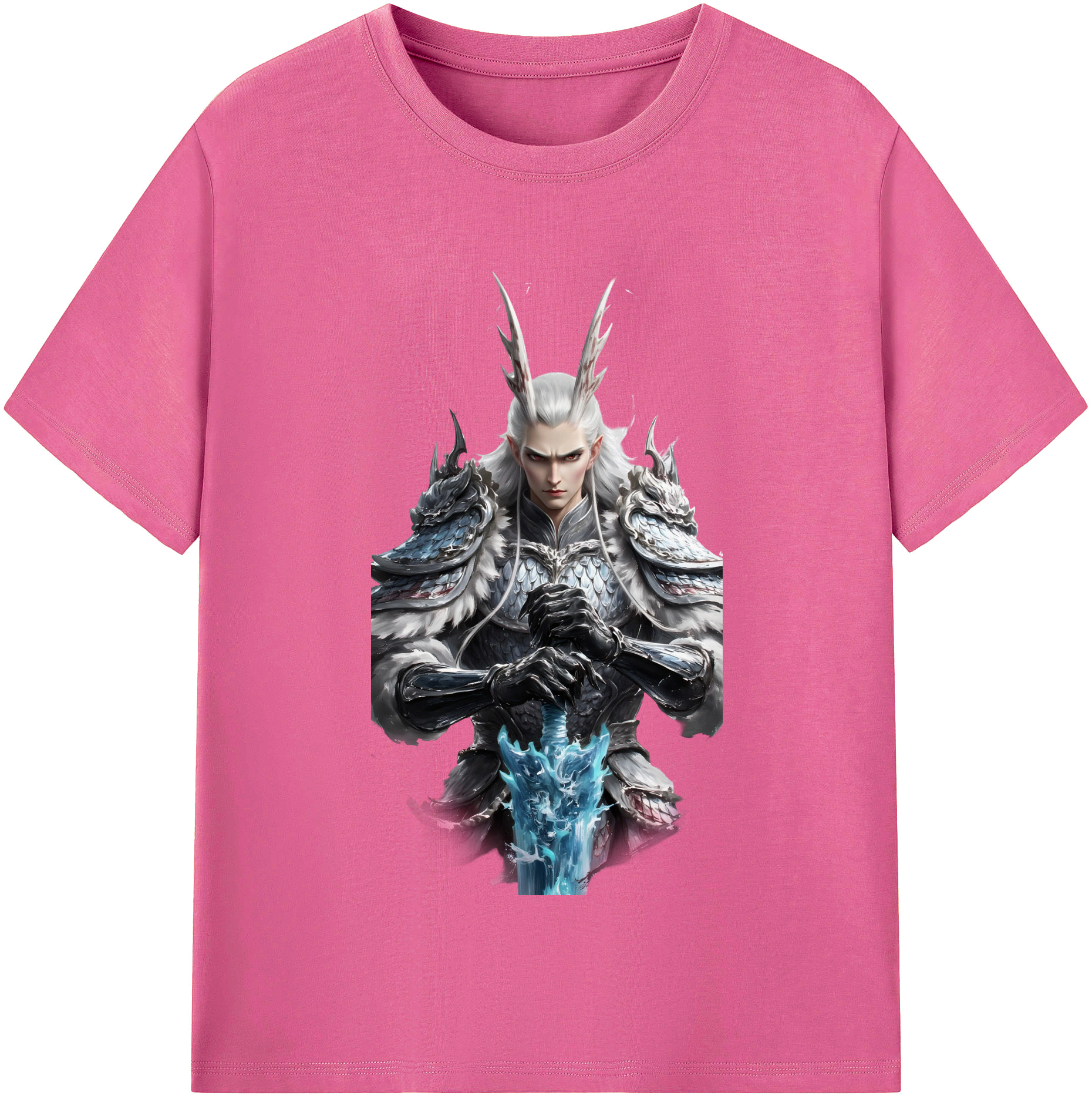 （画像用） Ne Zha 2 ナタ 魔童の大暴れ レディースカジュアルプリントTシャツ（綿100％）