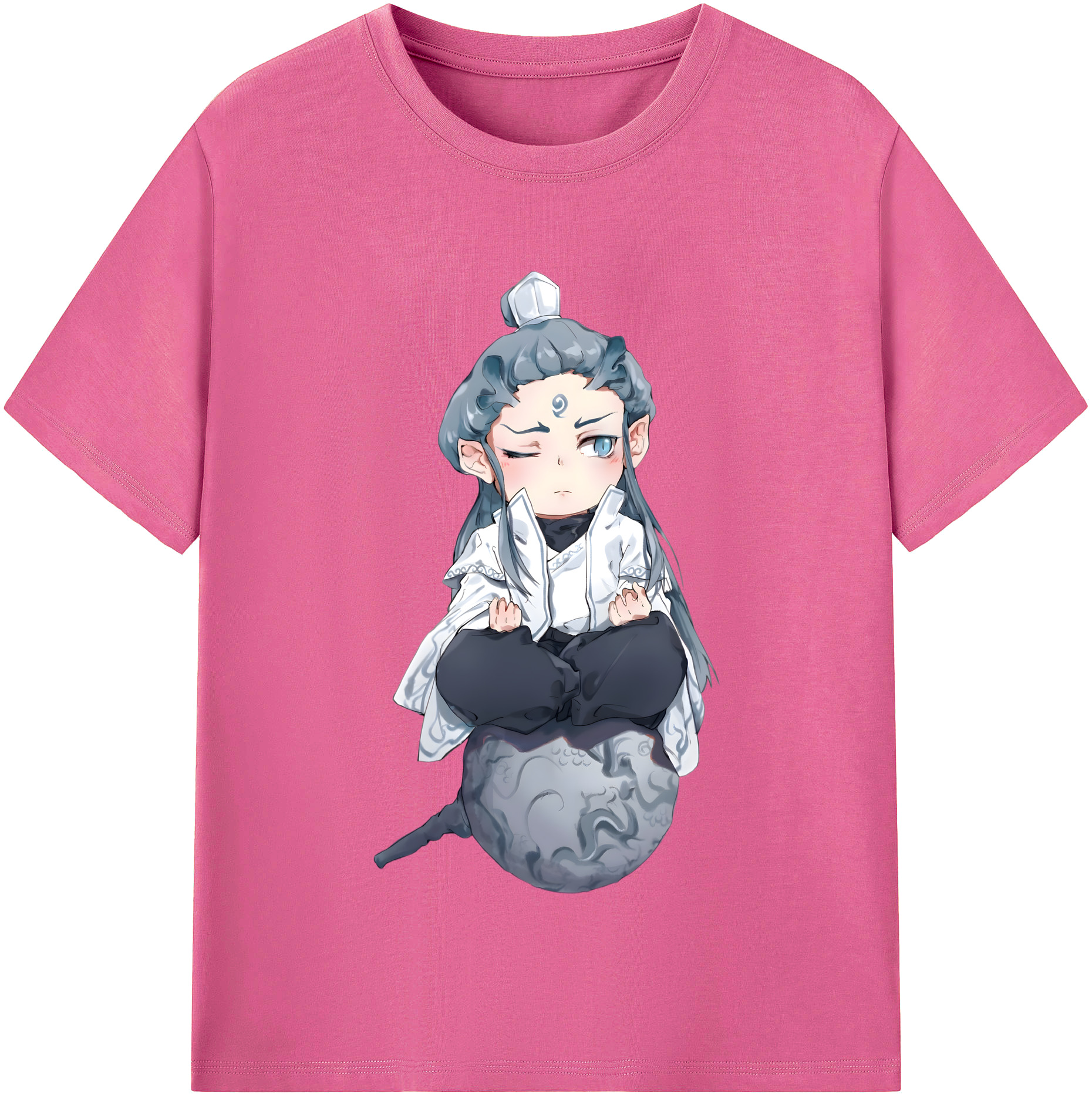 （画像用） Ne Zha 2 ナタ 魔童の大暴れ レディースカジュアルプリントTシャツ（綿100％）