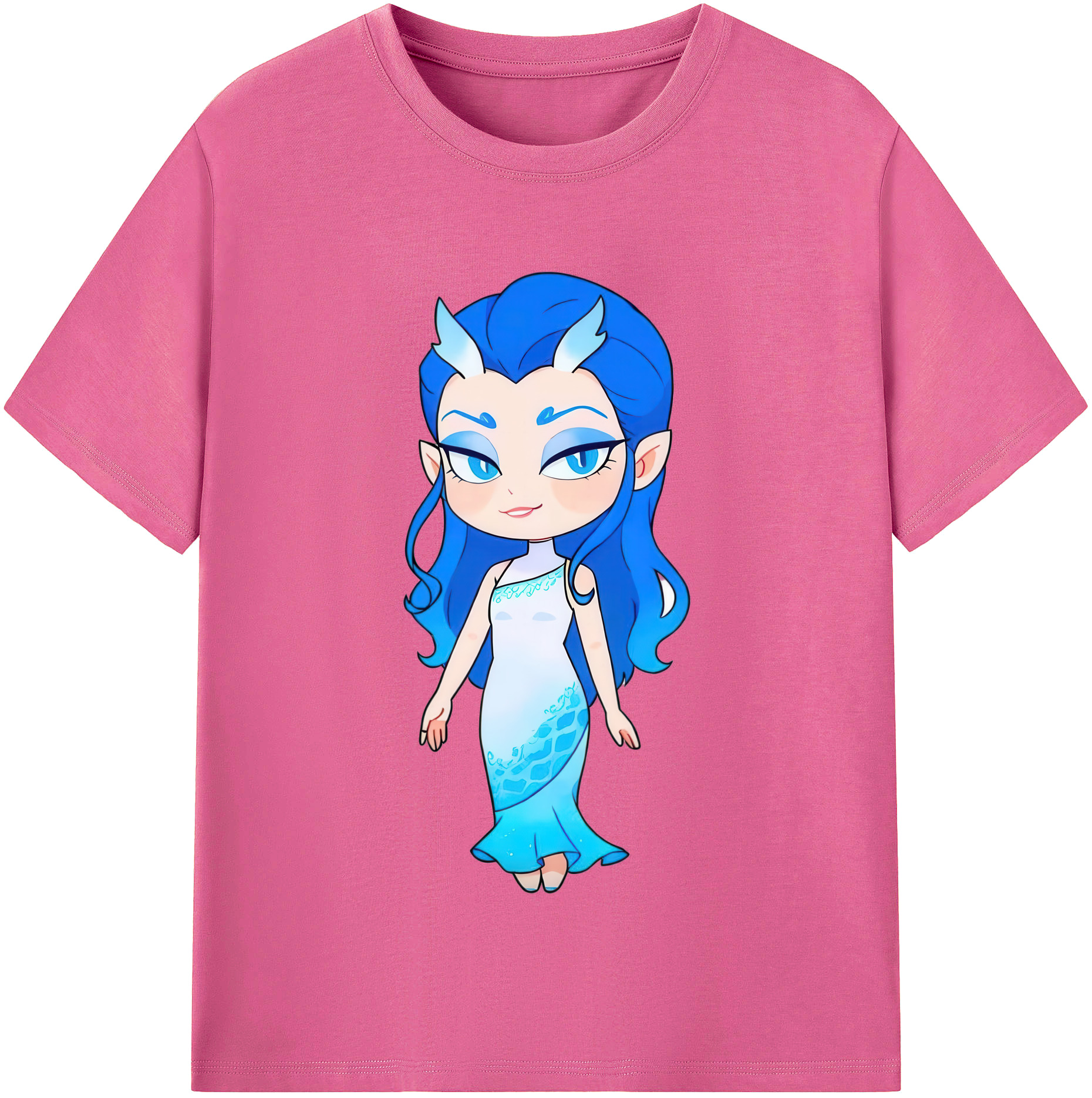 （画像用） Ne Zha 2 ナタ 魔童の大暴れ レディースカジュアルプリントTシャツ（綿100％）