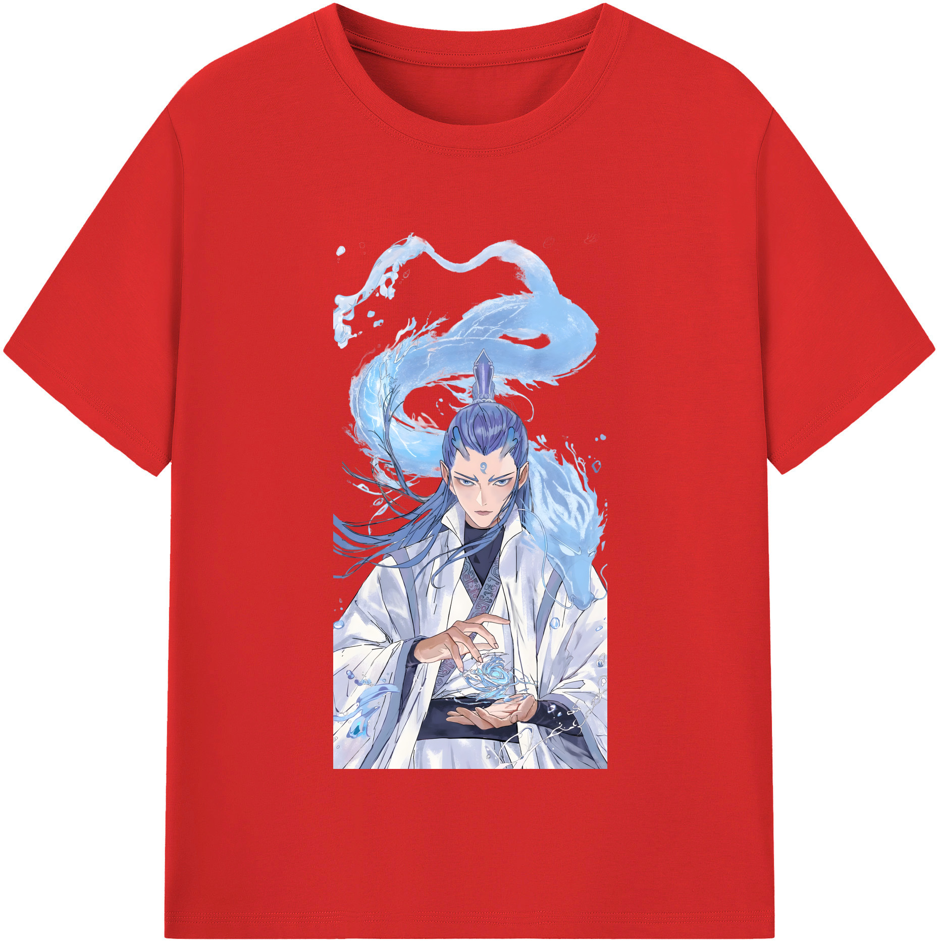 （画像用） Ne Zha 2 ナタ 魔童の大暴れ レディースカジュアルプリントTシャツ（綿100％）