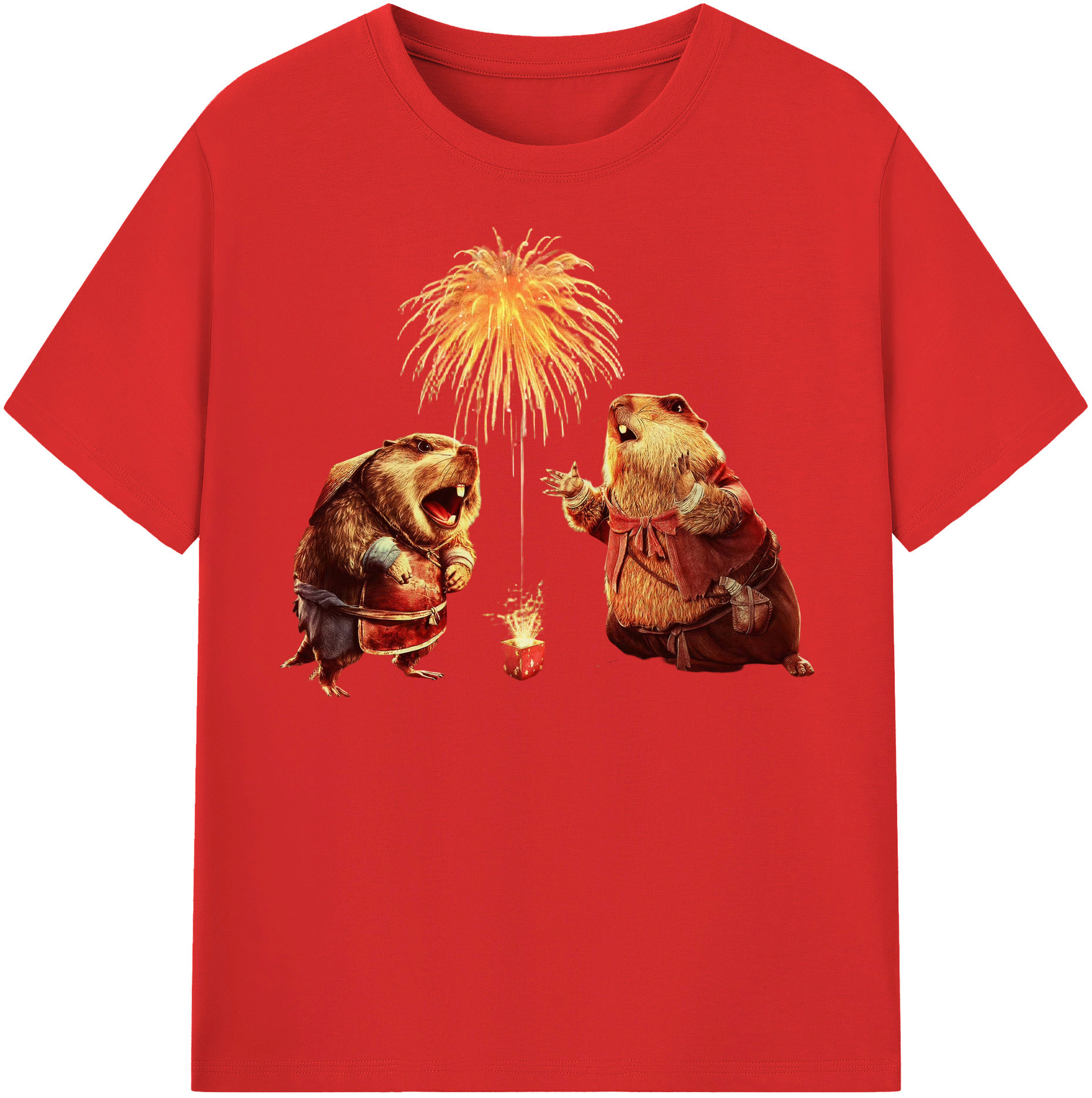 （画像用） Ne Zha 2 ナタ 魔童の大暴れ レディースカジュアルプリントTシャツ（綿100％）