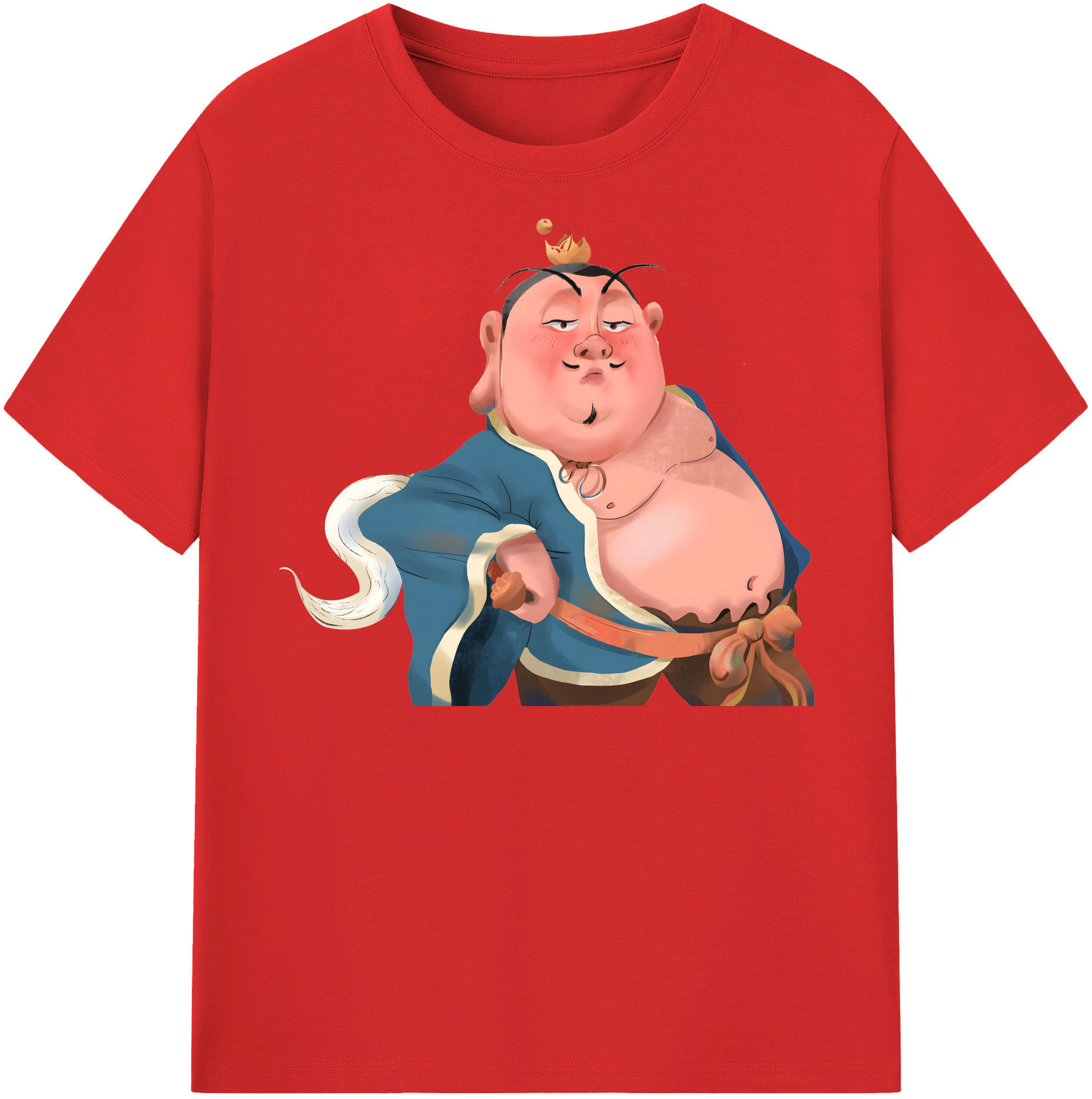 （画像用） Ne Zha 2 ナタ 魔童の大暴れ レディースカジュアルプリントTシャツ（綿100％）