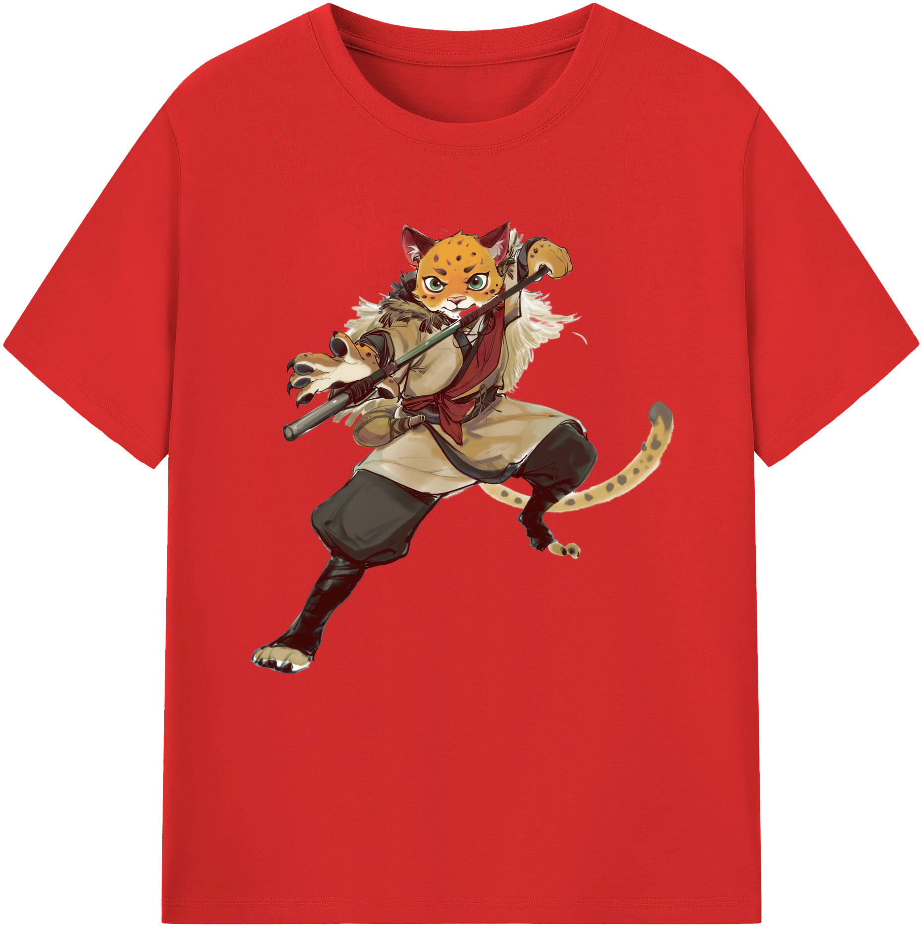 （画像用） Ne Zha 2 ナタ 魔童の大暴れ レディースカジュアルプリントTシャツ（綿100％）