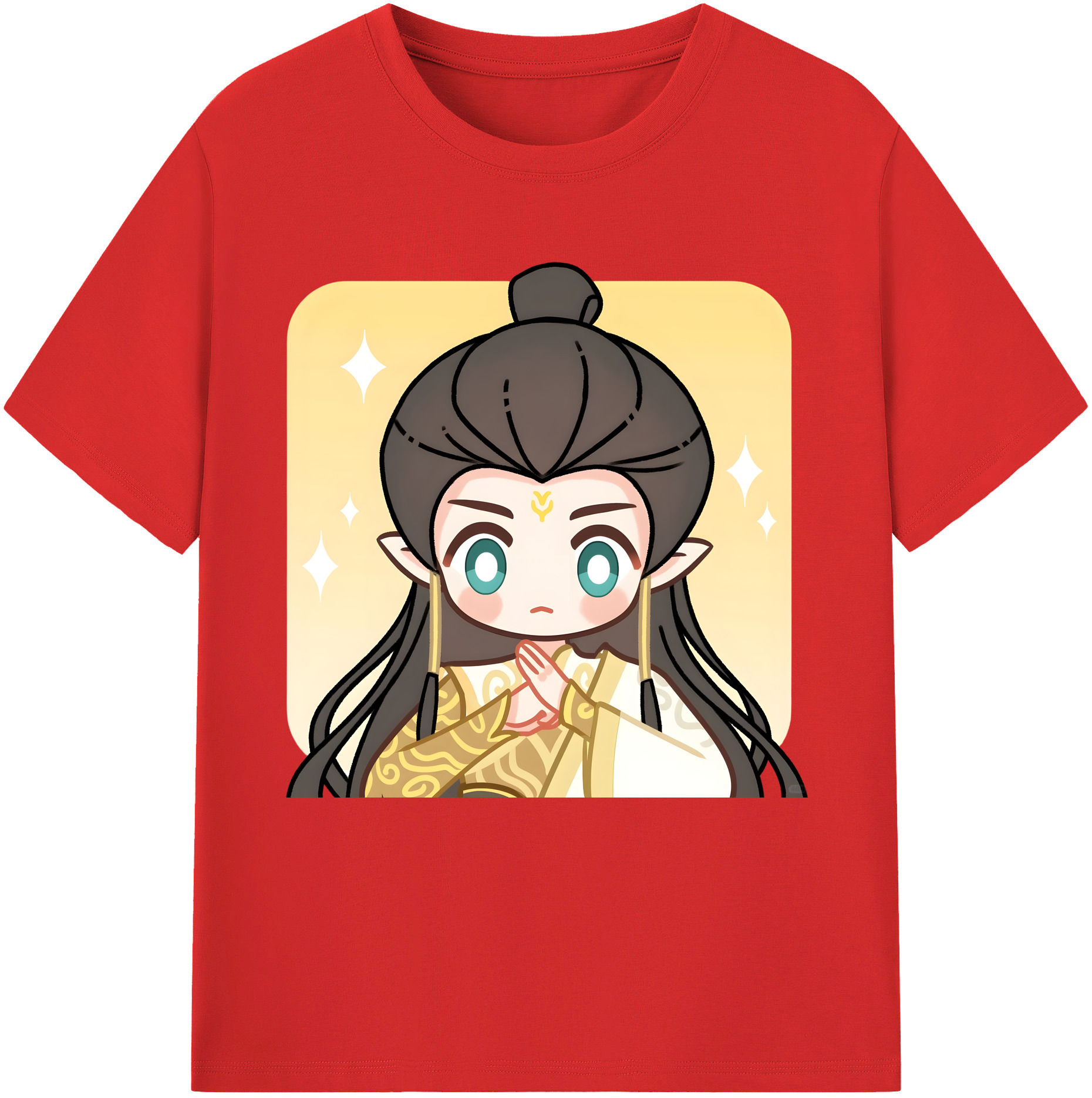 （画像用） Ne Zha 2 ナタ 魔童の大暴れ レディースカジュアルプリントTシャツ（綿100％）