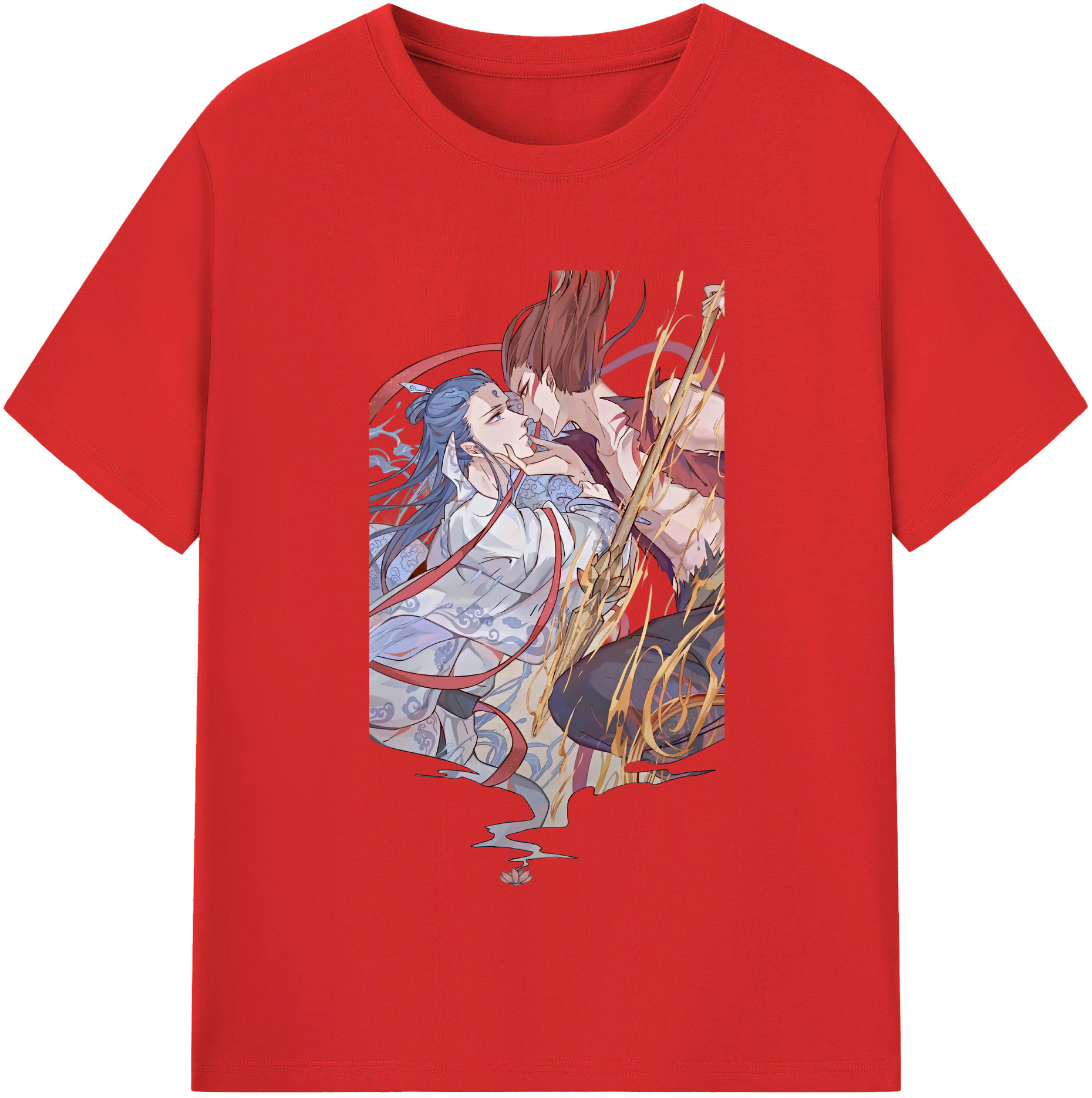 （画像用） Ne Zha 2 ナタ 魔童の大暴れ レディースカジュアルプリントTシャツ（綿100％）