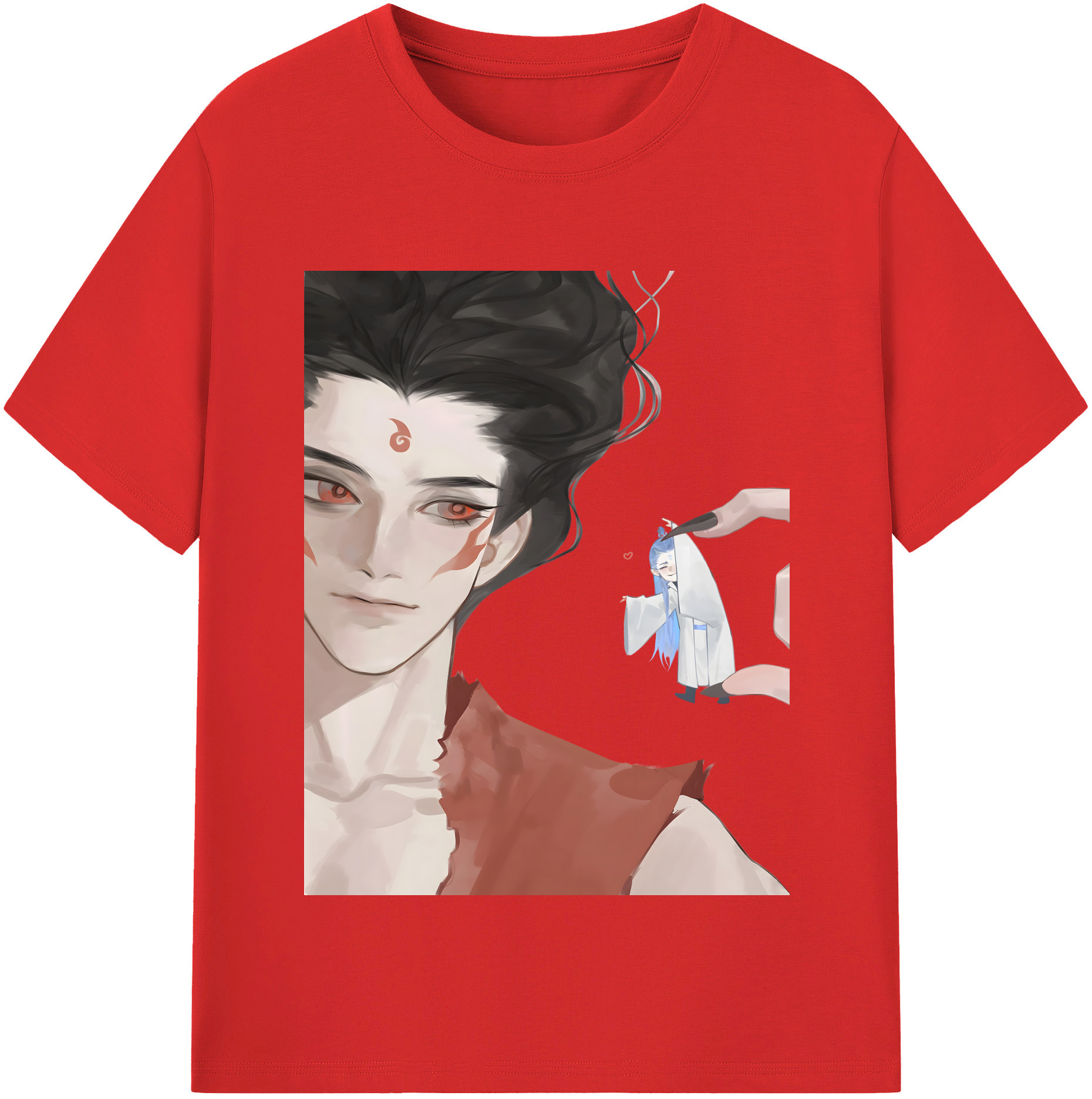 （画像用） Ne Zha 2 ナタ 魔童の大暴れ レディースカジュアルプリントTシャツ（綿100％）