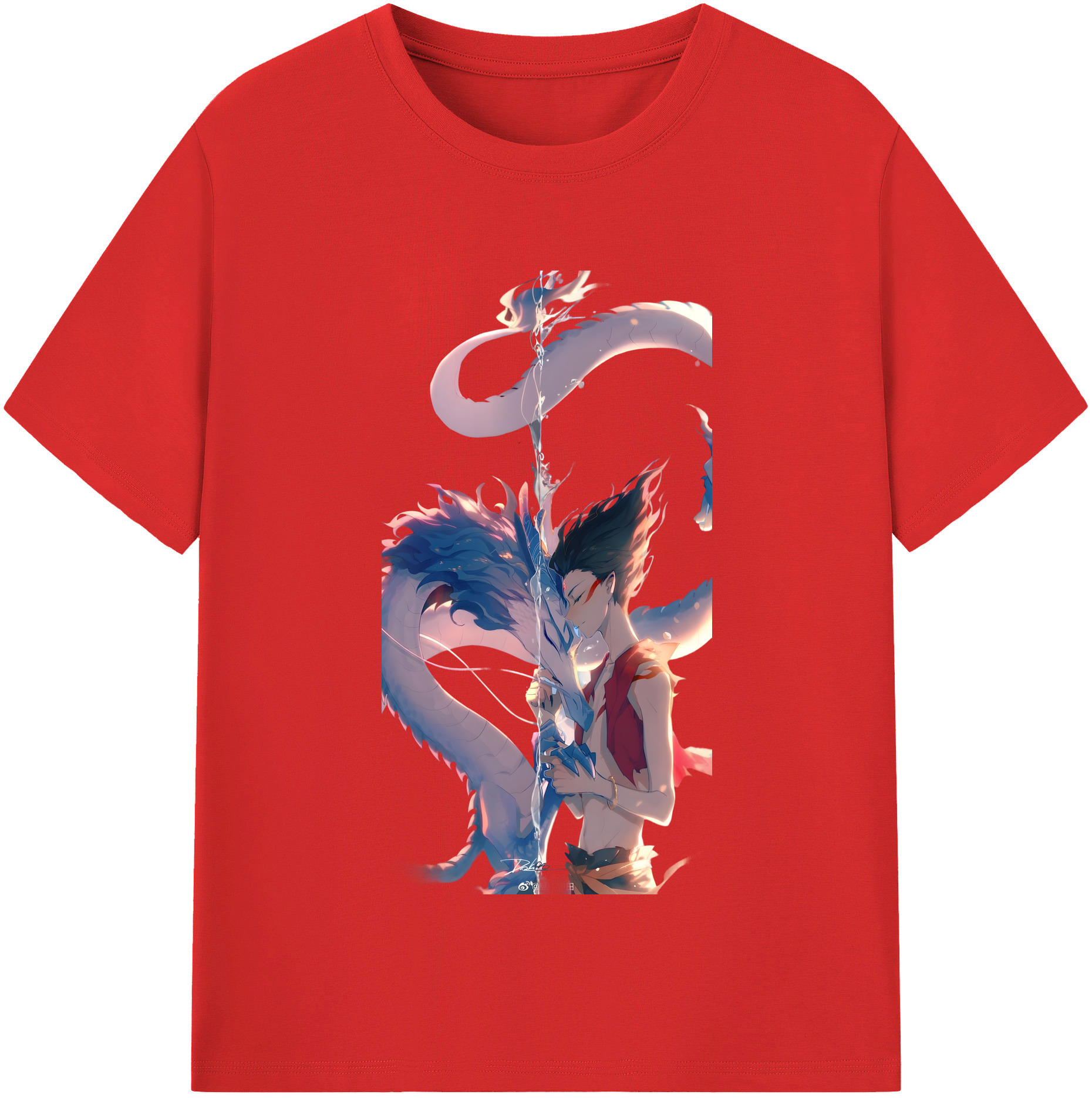 （画像用） Ne Zha 2 ナタ 魔童の大暴れ レディースカジュアルプリントTシャツ（綿100％）