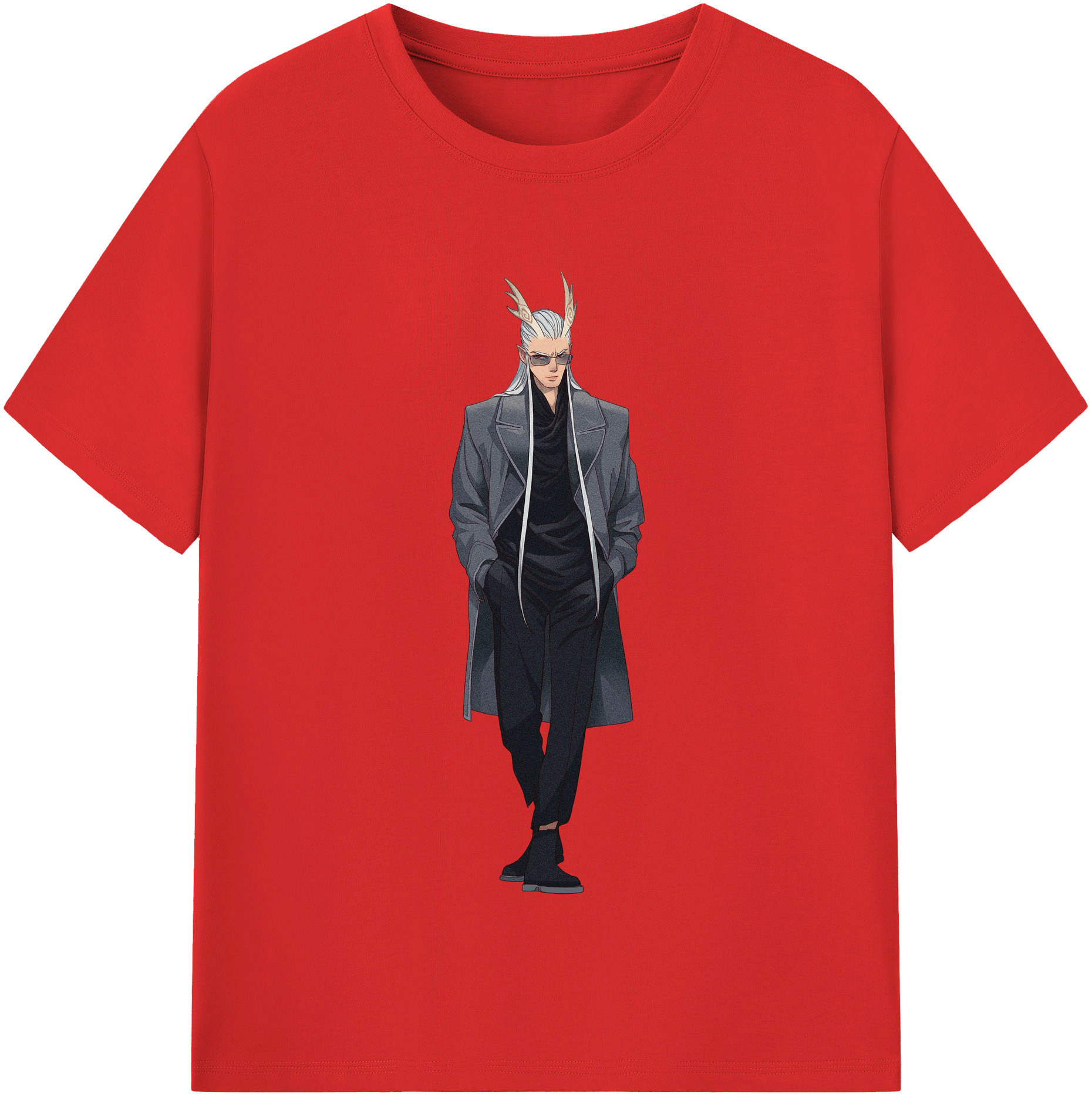 （画像用） Ne Zha 2 ナタ 魔童の大暴れ レディースカジュアルプリントTシャツ（綿100％）