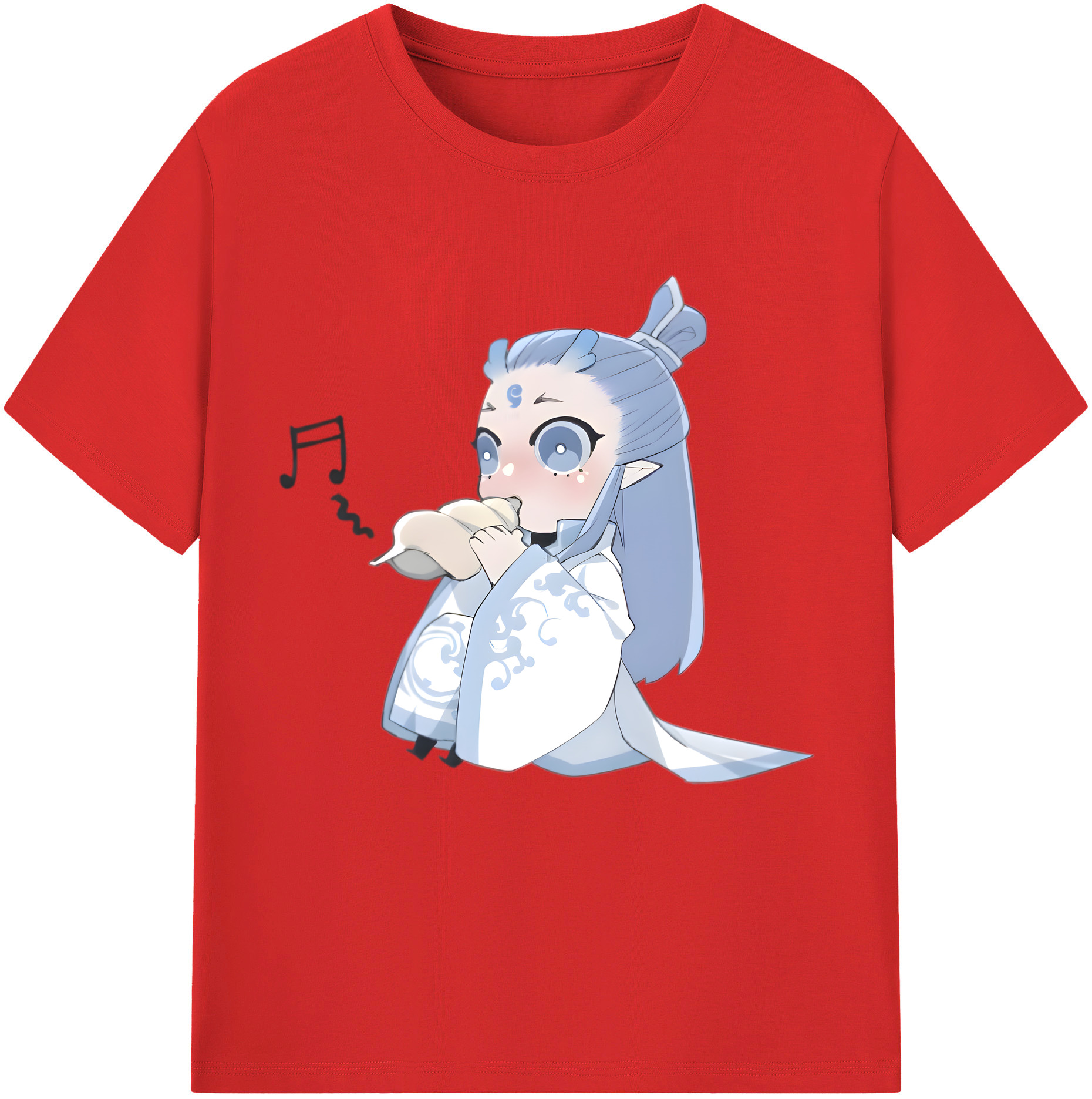 （画像用） Ne Zha 2 ナタ 魔童の大暴れ レディースカジュアルプリントTシャツ（綿100％）