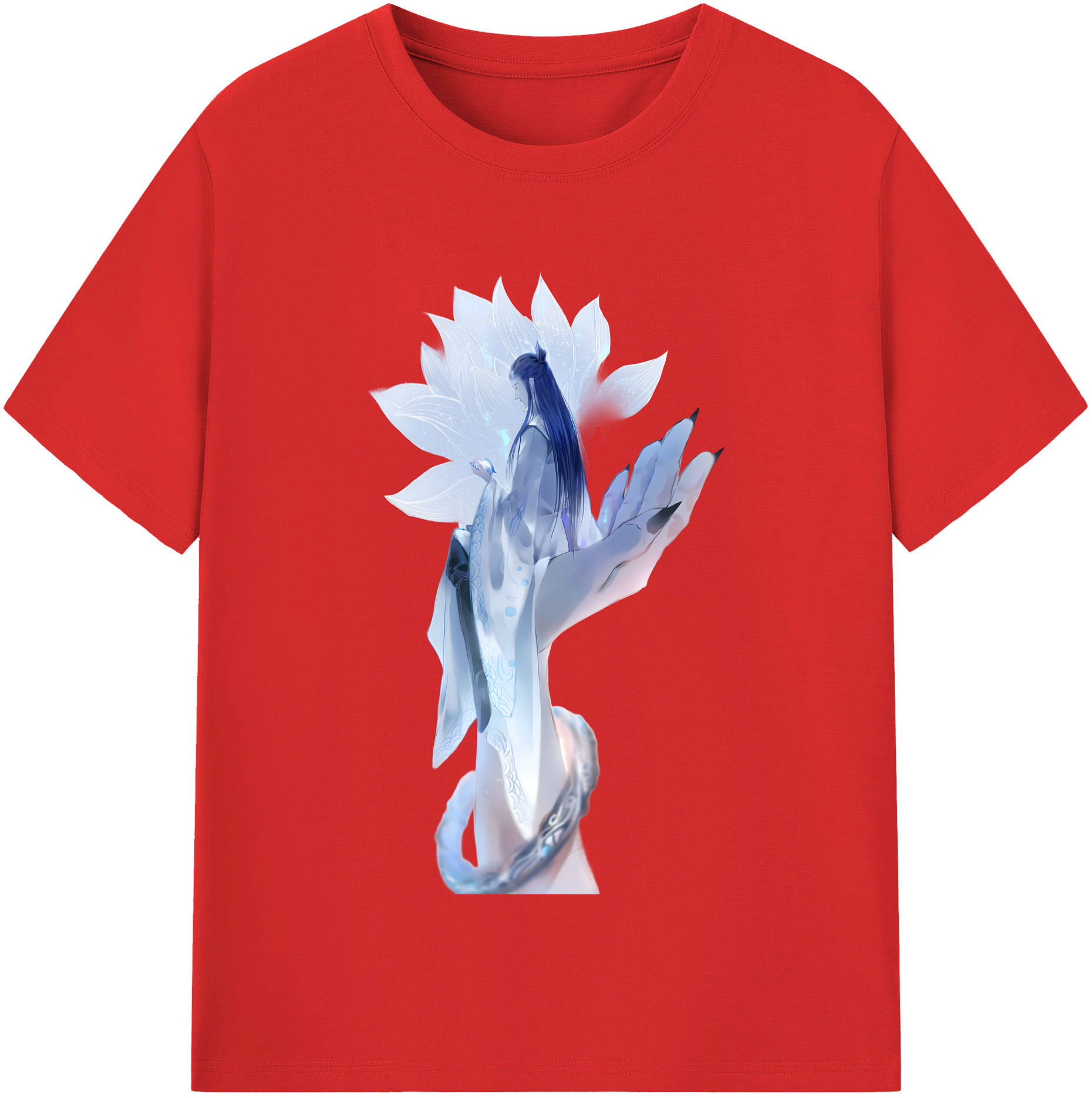 （画像用） Ne Zha 2 ナタ 魔童の大暴れ レディースカジュアルプリントTシャツ（綿100％）