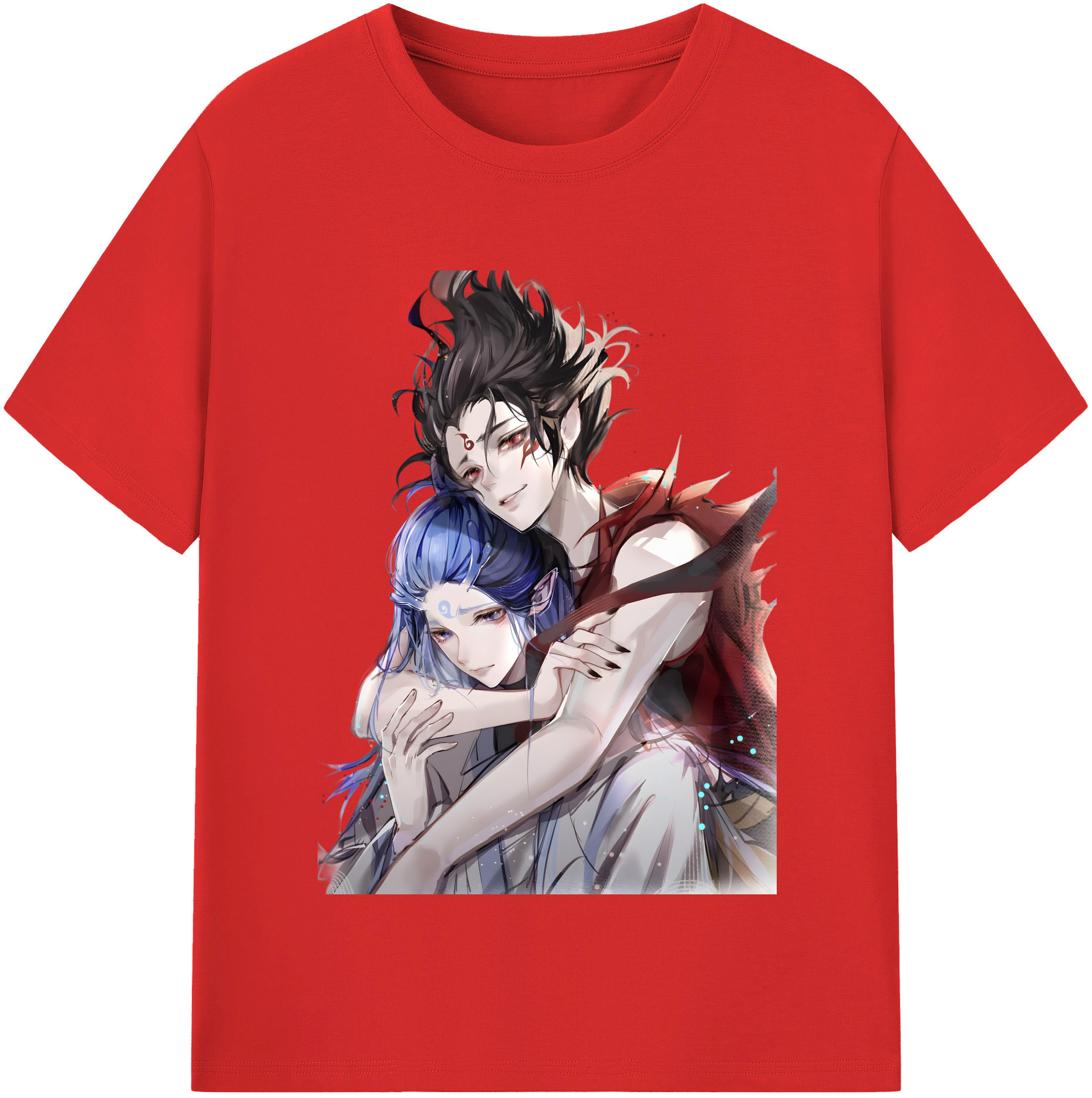 （画像用） Ne Zha 2 ナタ 魔童の大暴れ レディースカジュアルプリントTシャツ（綿100％）