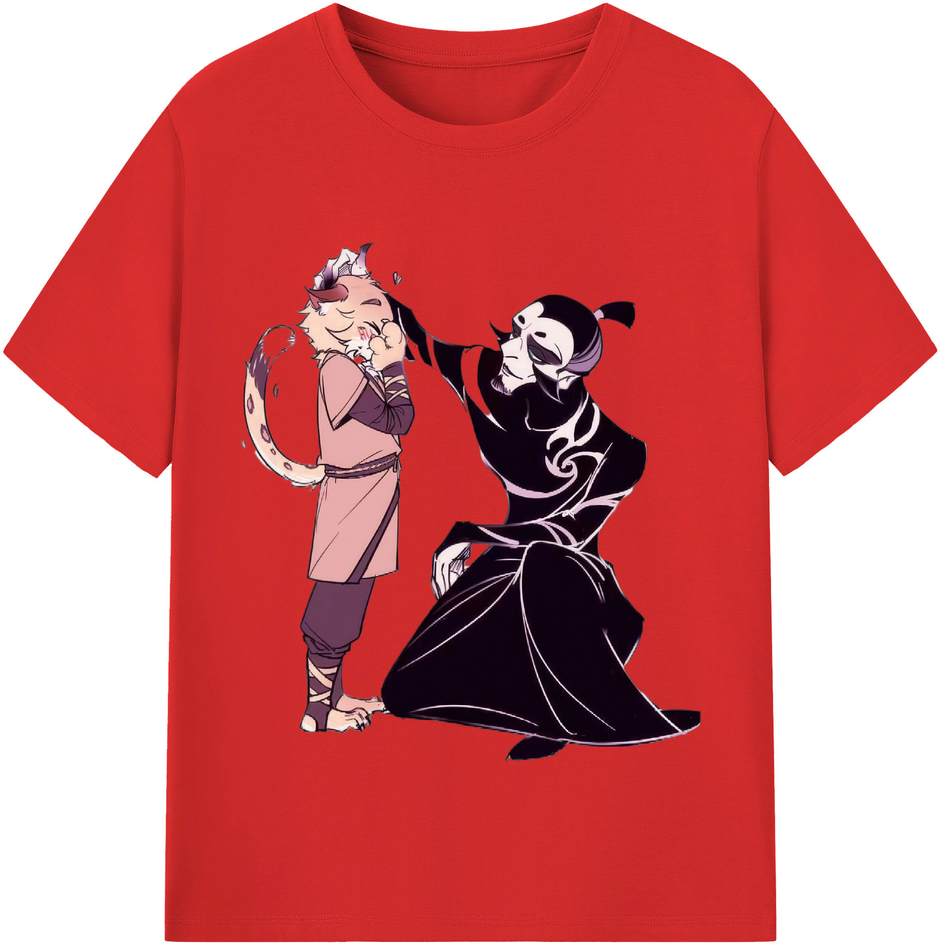 （画像用） Ne Zha 2 ナタ 魔童の大暴れ レディースカジュアルプリントTシャツ（綿100％）