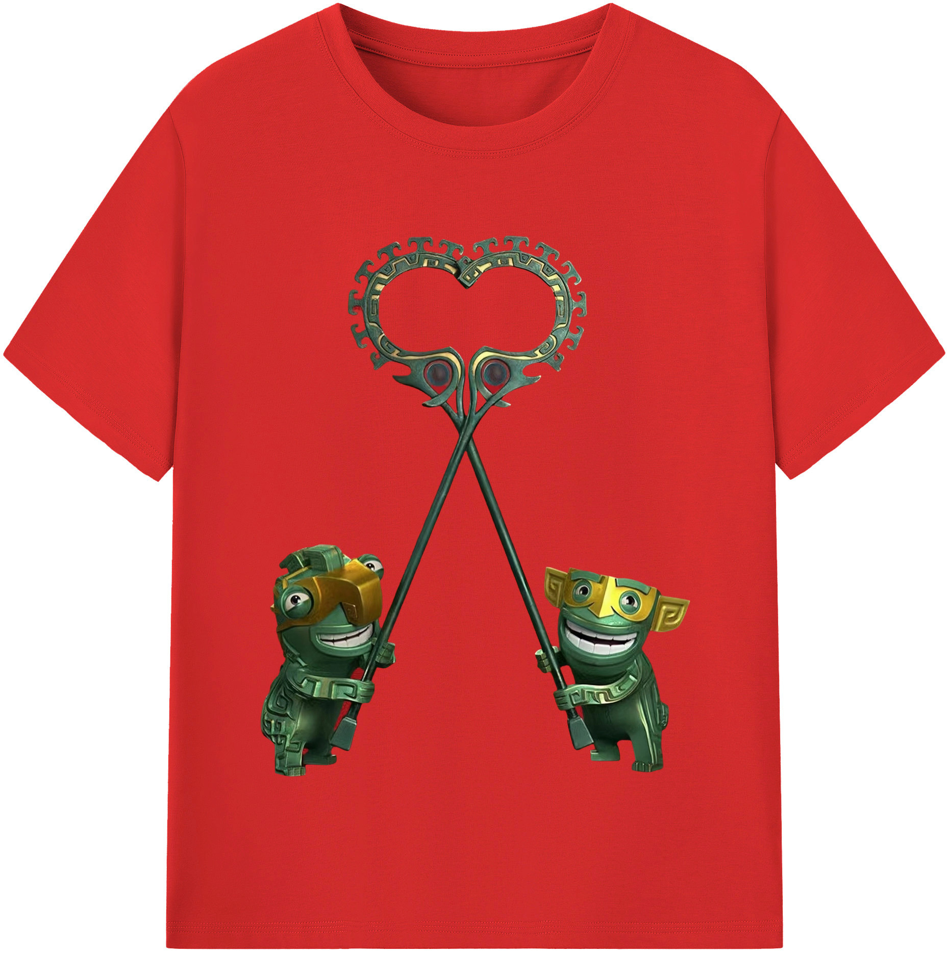 （画像用） Ne Zha 2 ナタ 魔童の大暴れ レディースカジュアルプリントTシャツ（綿100％）