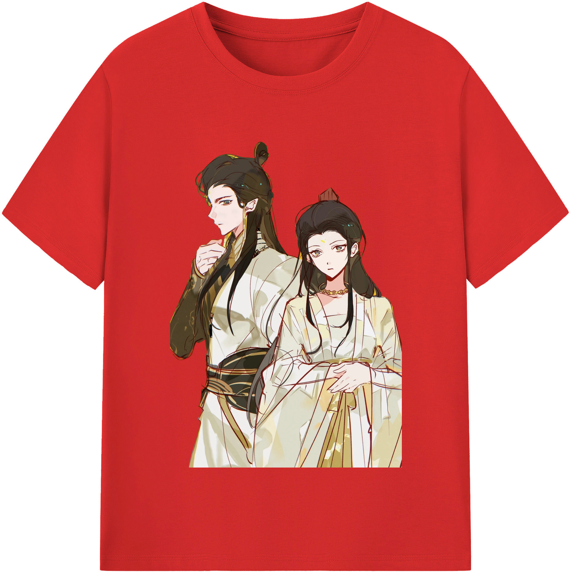 （画像用） Ne Zha 2 ナタ 魔童の大暴れ レディースカジュアルプリントTシャツ（綿100％）