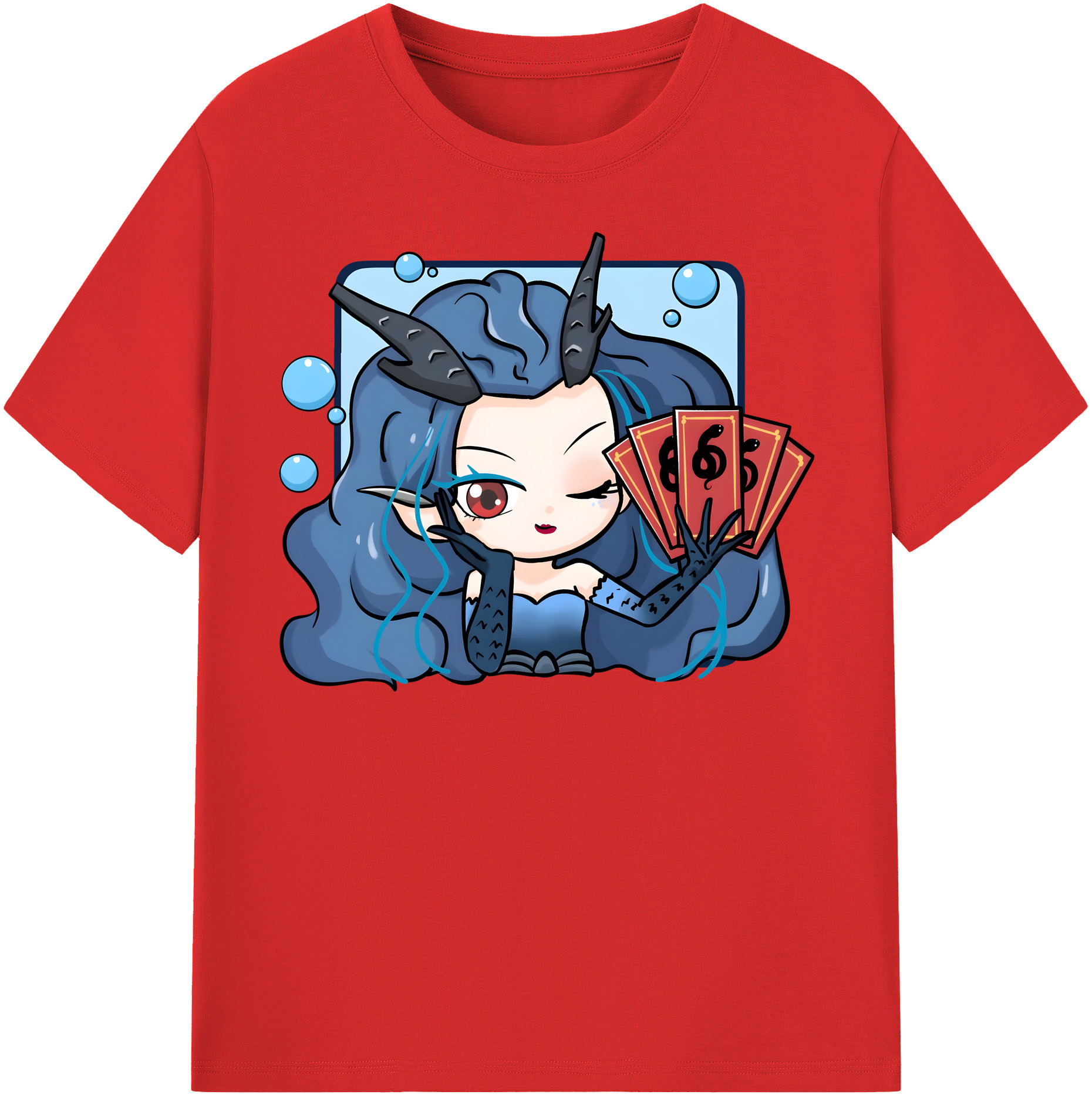 （画像用） Ne Zha 2 ナタ 魔童の大暴れ レディースカジュアルプリントTシャツ（綿100％）