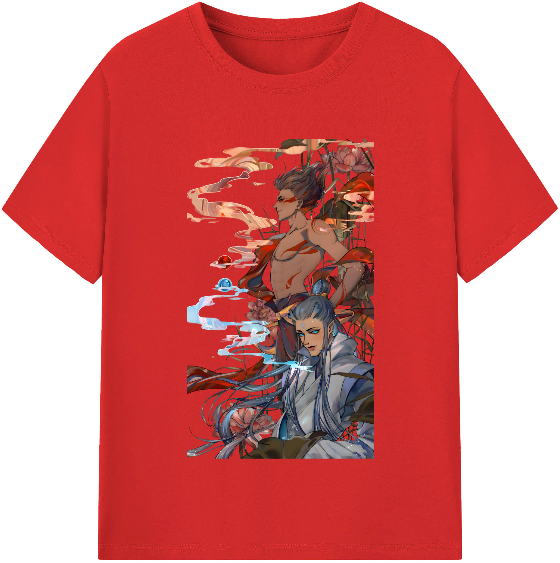 （画像用） Ne Zha 2 ナタ 魔童の大暴れ レディースカジュアルプリントTシャツ（綿100％）