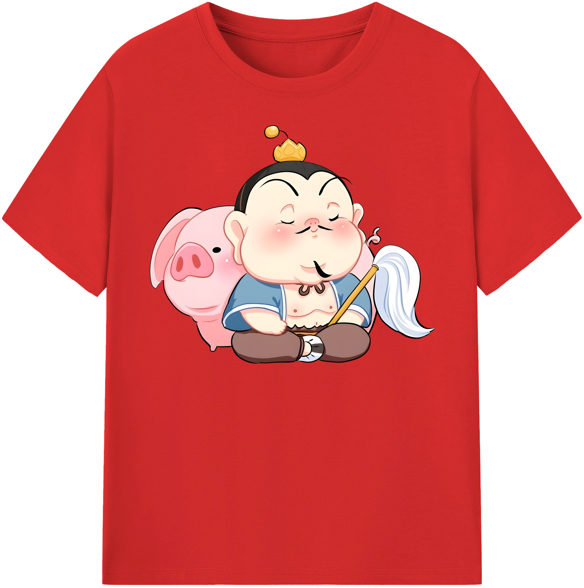 （画像用） Ne Zha 2 ナタ 魔童の大暴れ レディースカジュアルプリントTシャツ（綿100％）