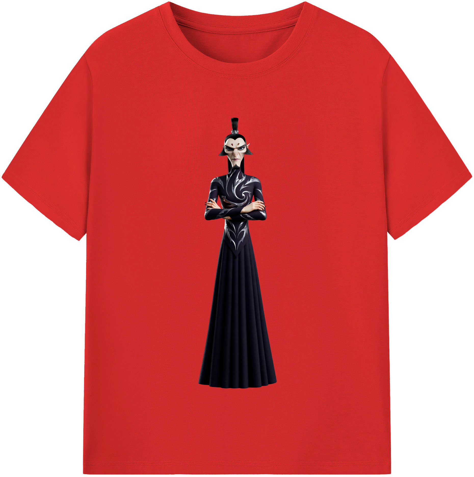 （画像用） Ne Zha 2 ナタ 魔童の大暴れ レディースカジュアルプリントTシャツ（綿100％）