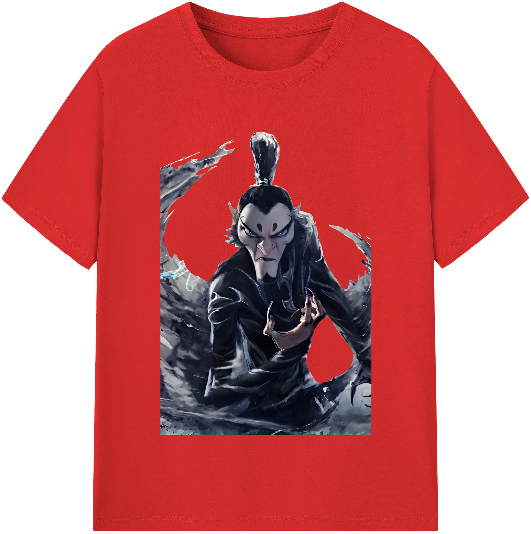 （画像用） Ne Zha 2 ナタ 魔童の大暴れ レディースカジュアルプリントTシャツ（綿100％）