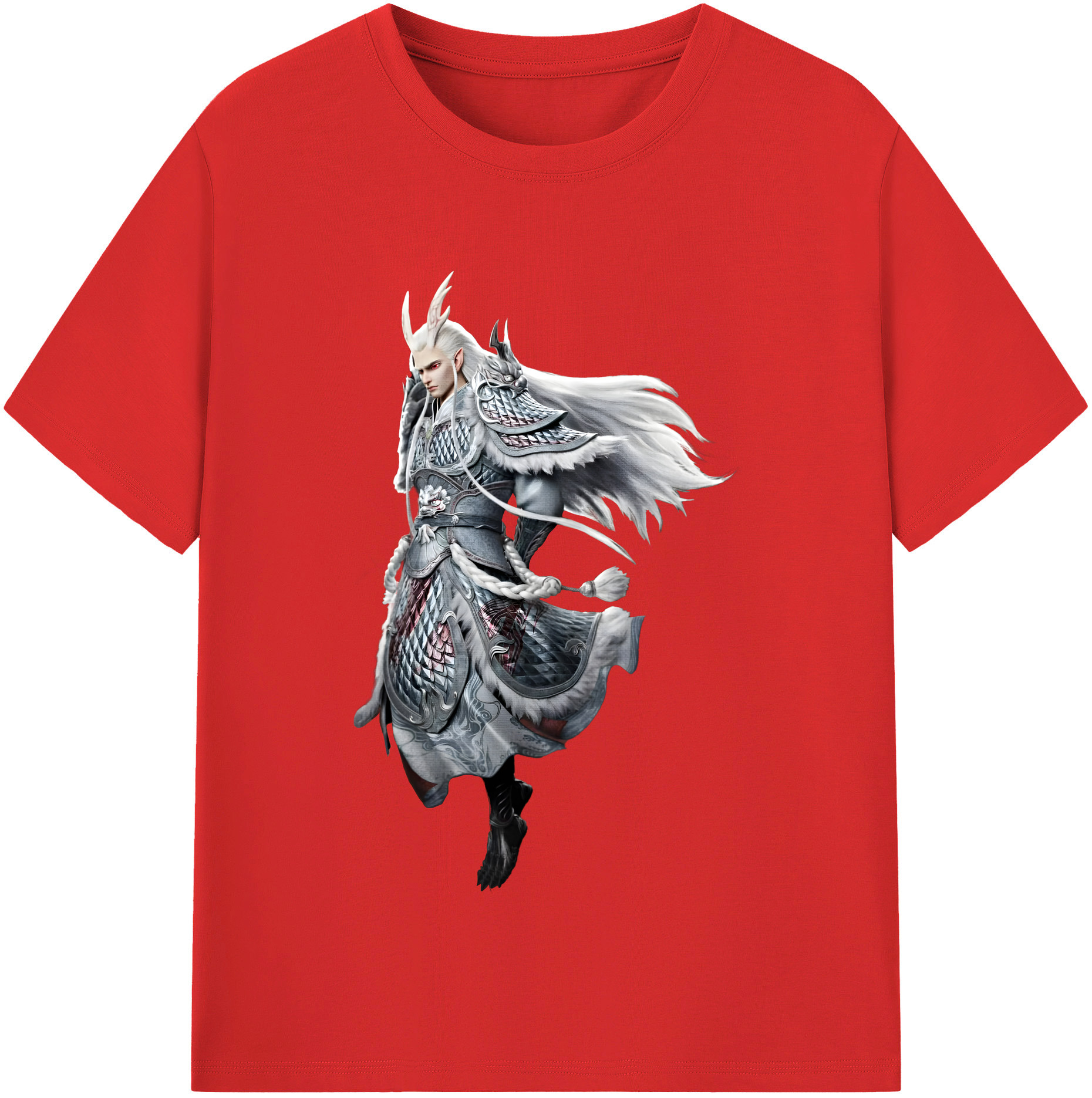 （画像用） Ne Zha 2 ナタ 魔童の大暴れ レディースカジュアルプリントTシャツ（綿100％）