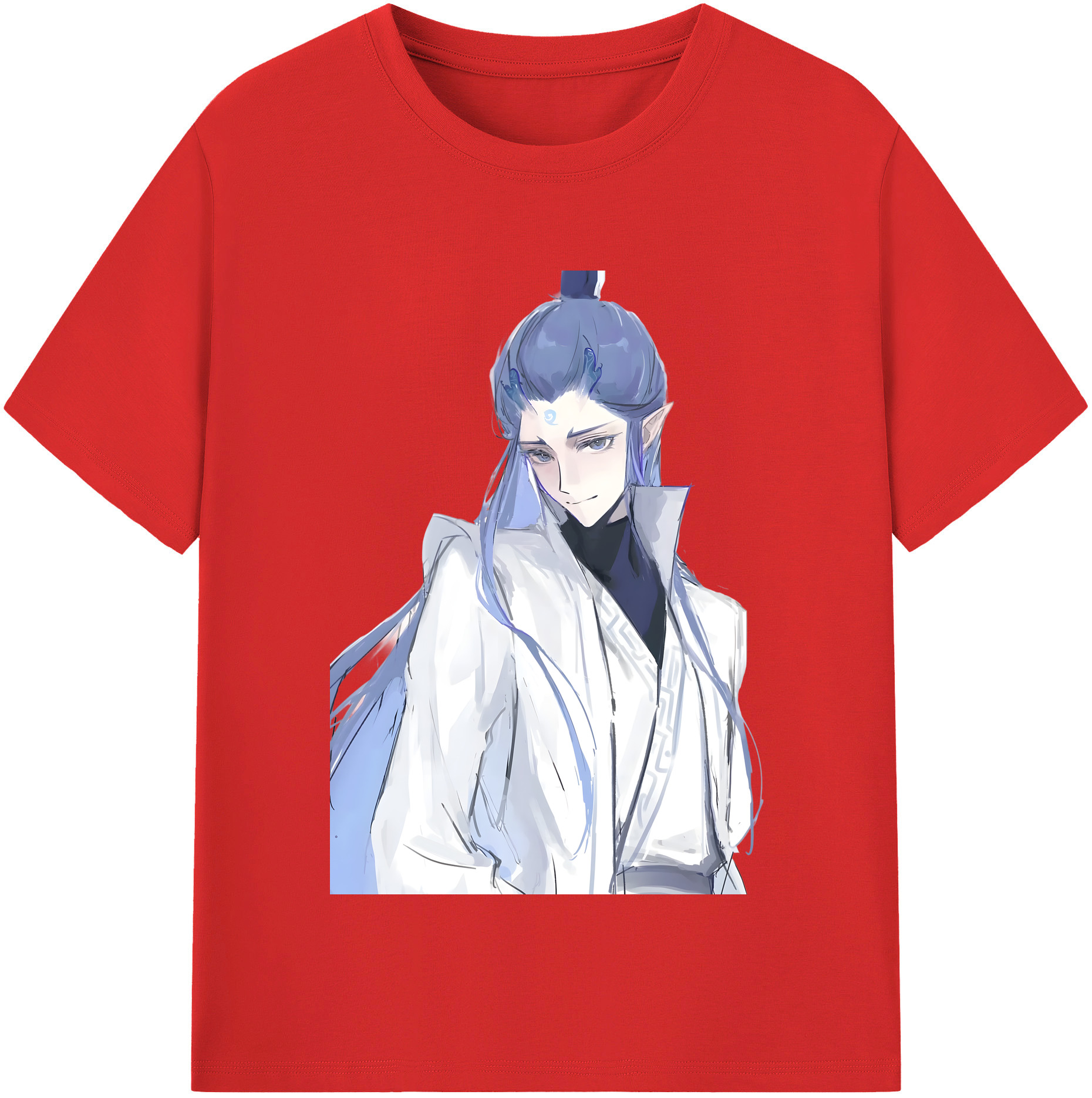 （画像用） Ne Zha 2 ナタ 魔童の大暴れ レディースカジュアルプリントTシャツ（綿100％）