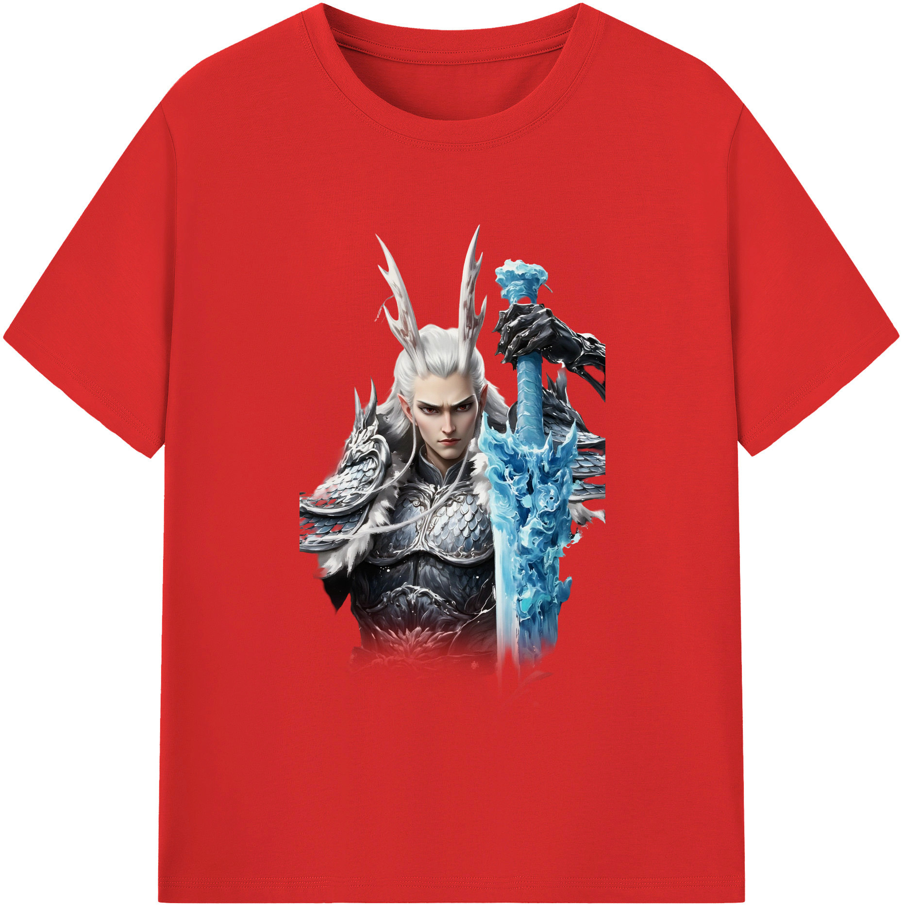 （画像用） Ne Zha 2 ナタ 魔童の大暴れ レディースカジュアルプリントTシャツ（綿100％）