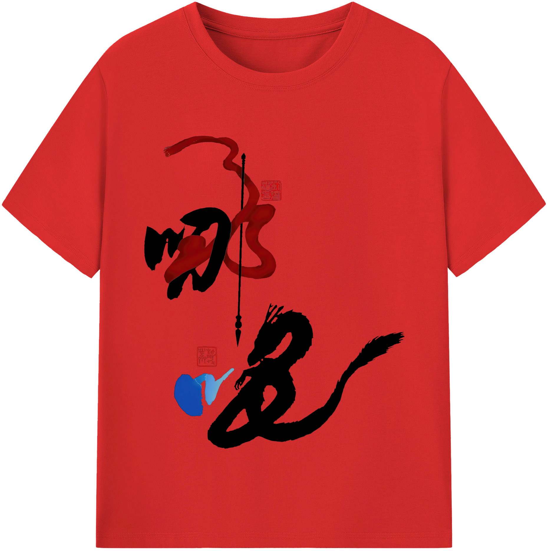 （画像用） Ne Zha 2 ナタ 魔童の大暴れ レディースカジュアルプリントTシャツ（綿100％）