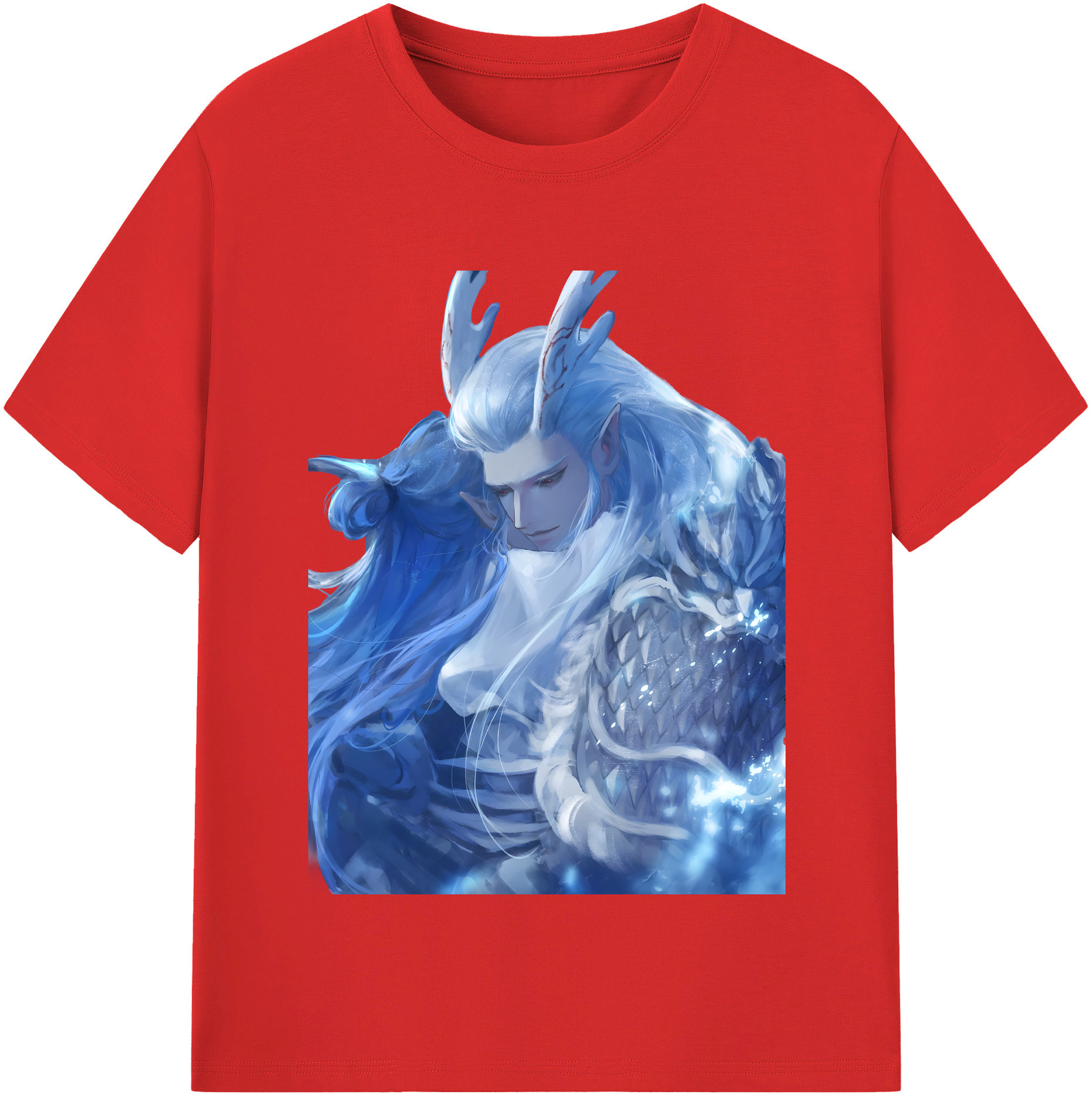 （画像用） Ne Zha 2 ナタ 魔童の大暴れ レディースカジュアルプリントTシャツ（綿100％）