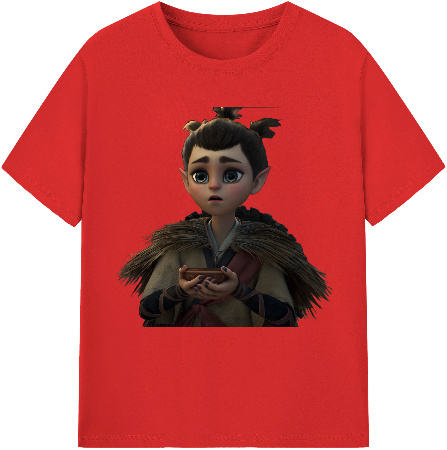 （画像用） Ne Zha 2 ナタ 魔童の大暴れ レディースカジュアルプリントTシャツ（綿100％）