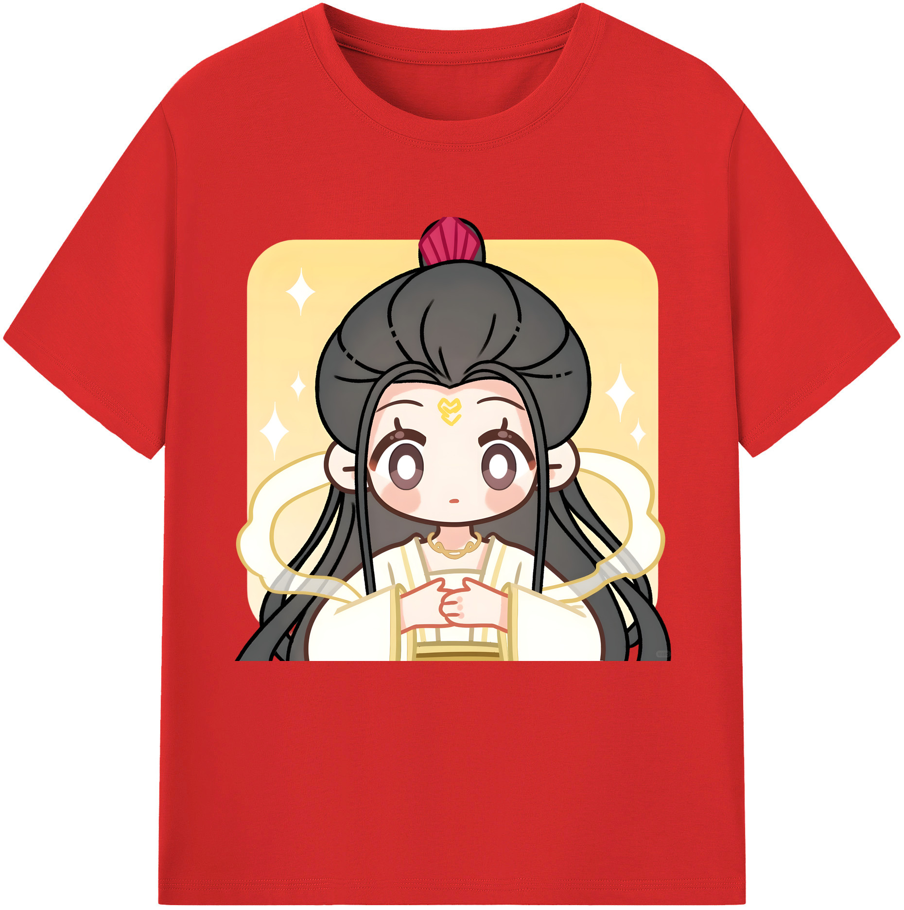 （画像用） Ne Zha 2 ナタ 魔童の大暴れ レディースカジュアルプリントTシャツ（綿100％）