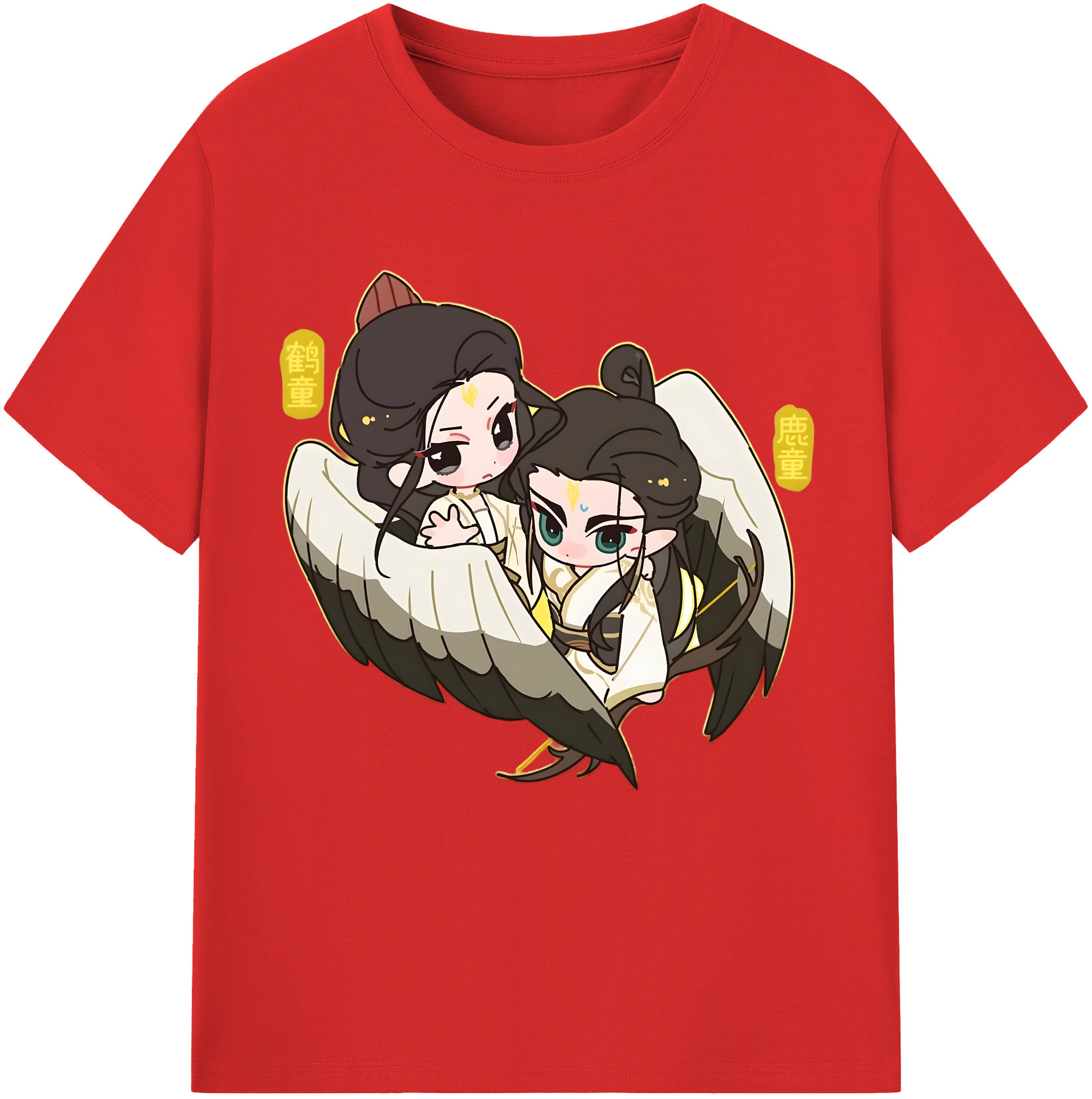 （画像用） Ne Zha 2 ナタ 魔童の大暴れ レディースカジュアルプリントTシャツ（綿100％）