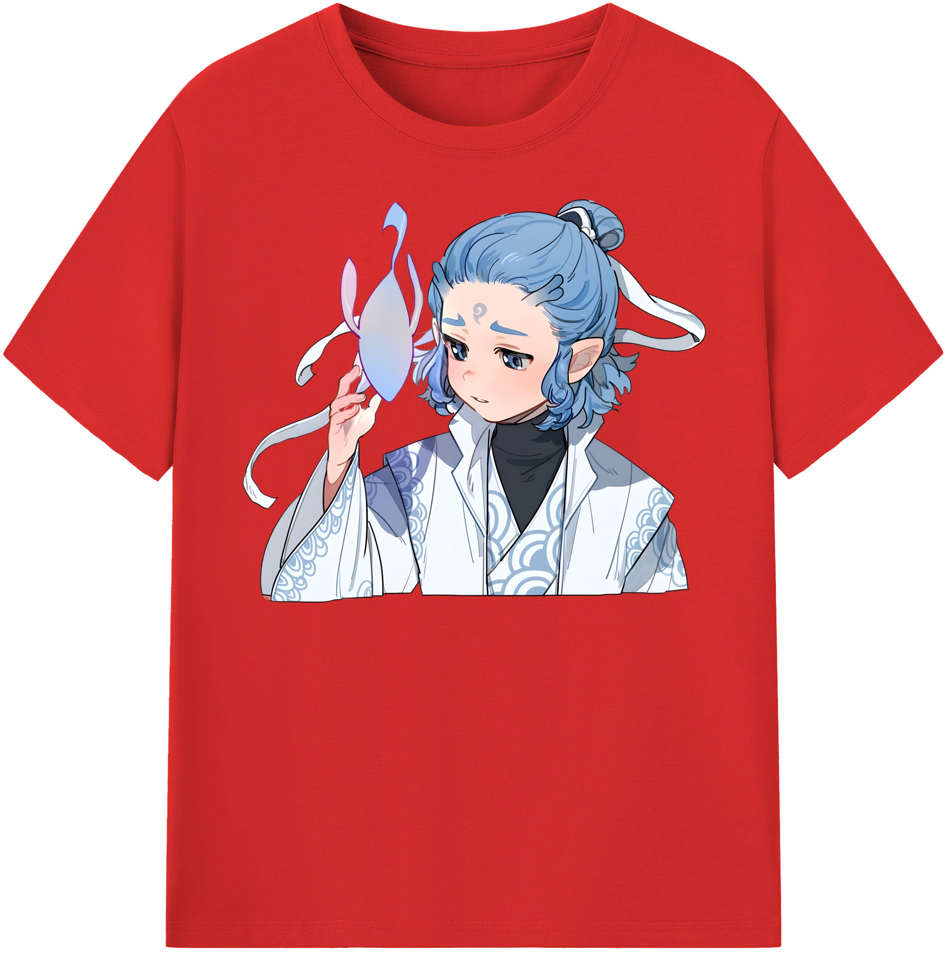 （画像用） Ne Zha 2 ナタ 魔童の大暴れ レディースカジュアルプリントTシャツ（綿100％）